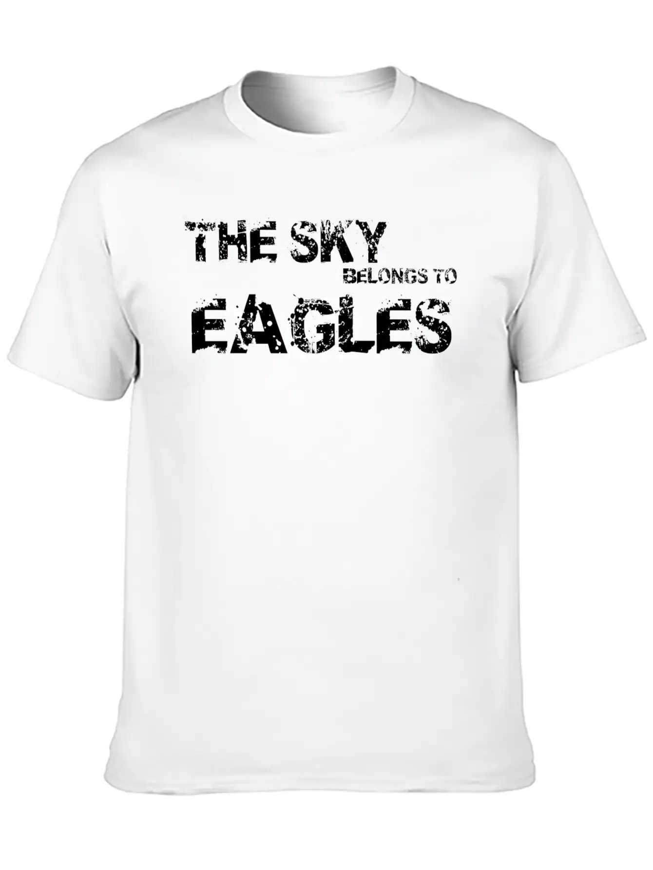 The Sky Belongs To Eagles Lightweight Cotton T-Shirt – Daily Comfort Graphic Shirt