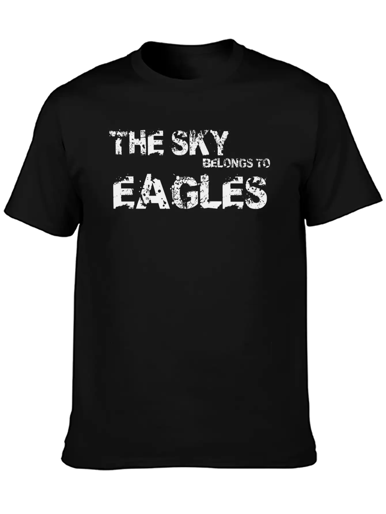 The Sky Belongs To Eagles Lightweight Cotton T-Shirt – Daily Comfort Graphic Shirt