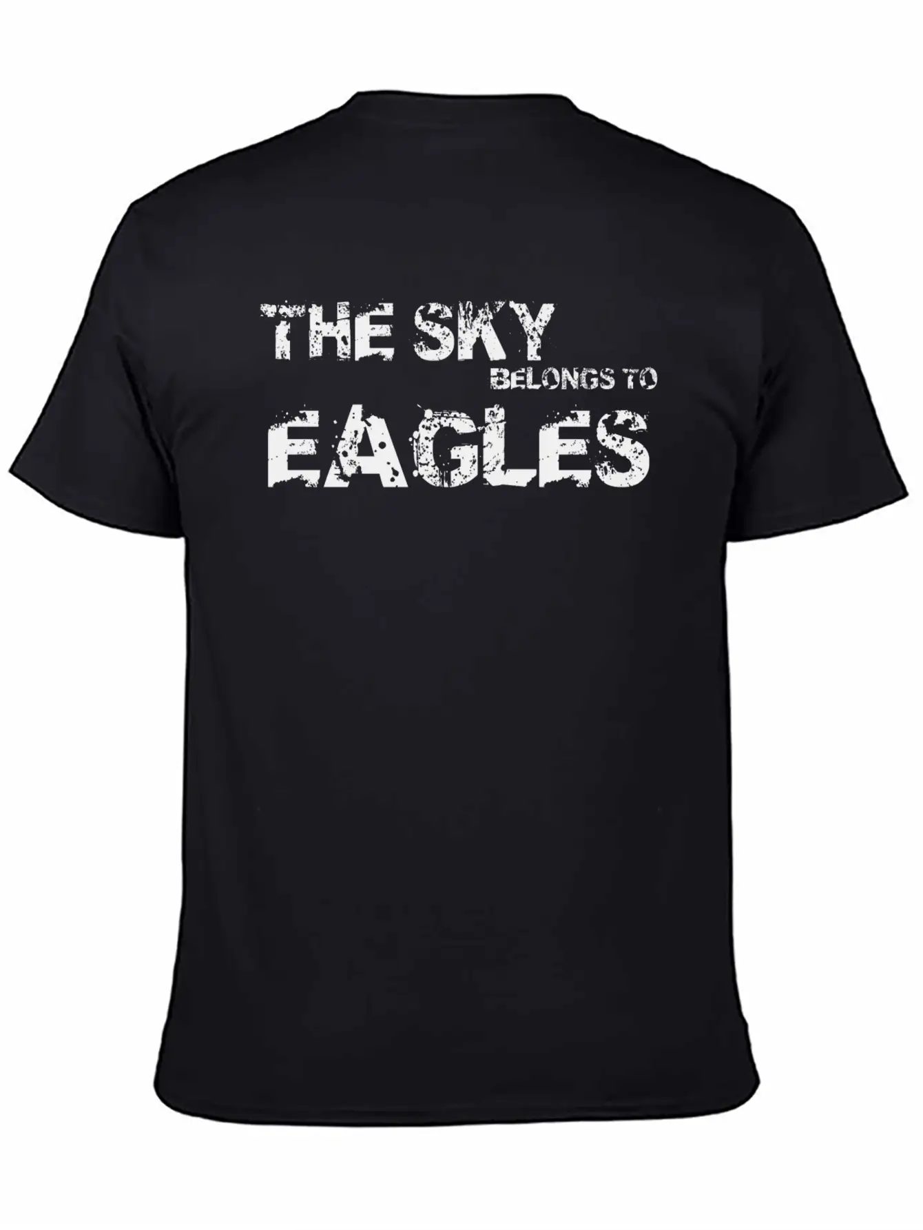 The Sky Belongs To Eagles Lightweight Cotton T-Shirt – Daily Comfort Graphic Shirt