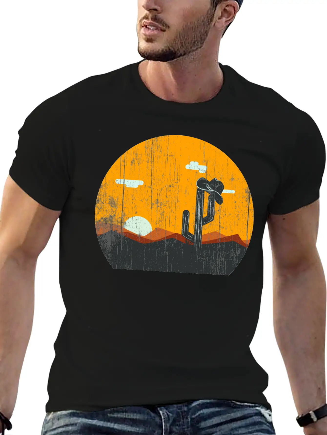 The Western Lightweight Cotton T-Shirt – Daily Comfort Graphic Shirt