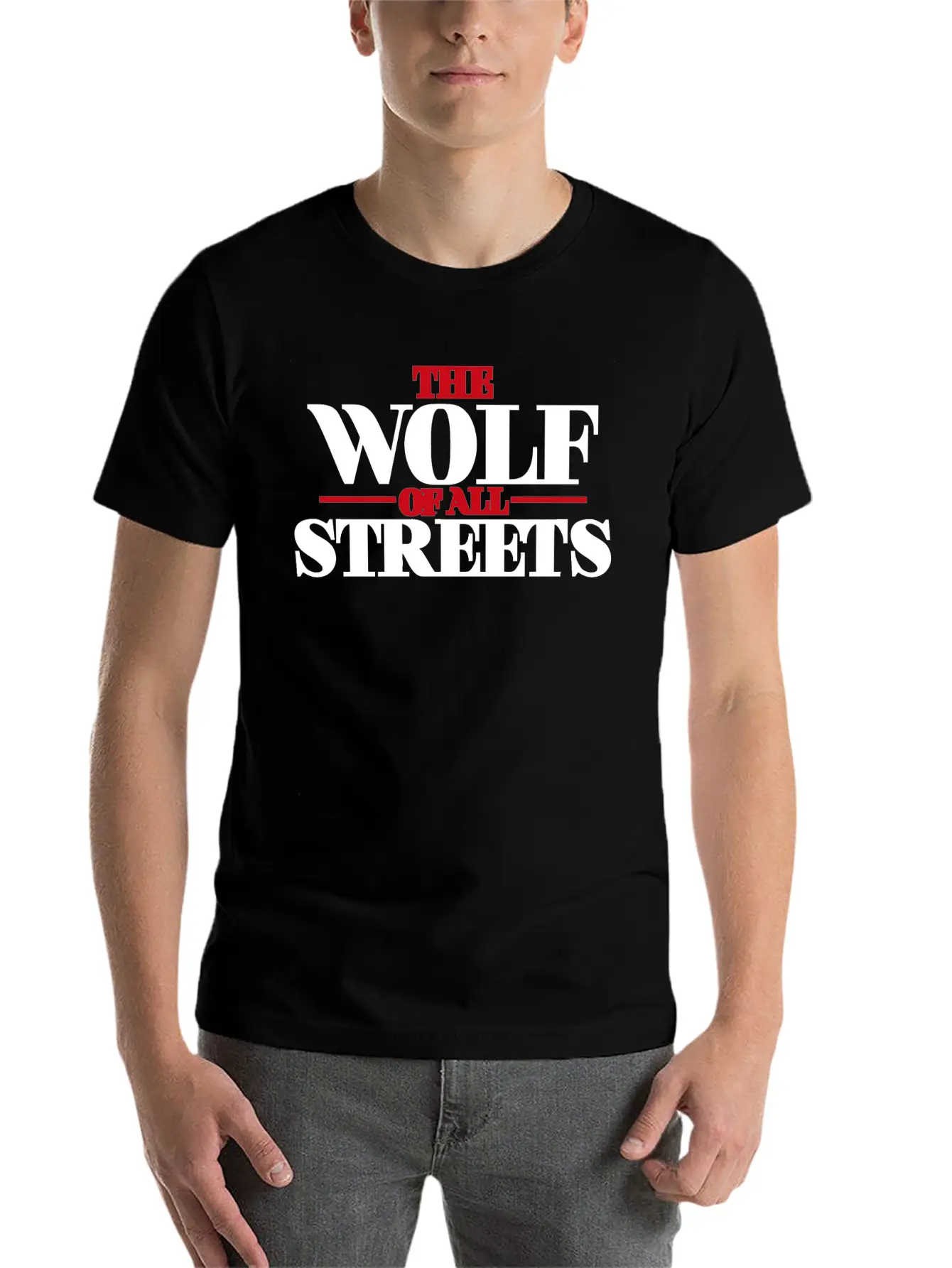 The Wolf Of All Streets Lightweight Cotton T-Shirt – Daily Comfort Graphic Shirt