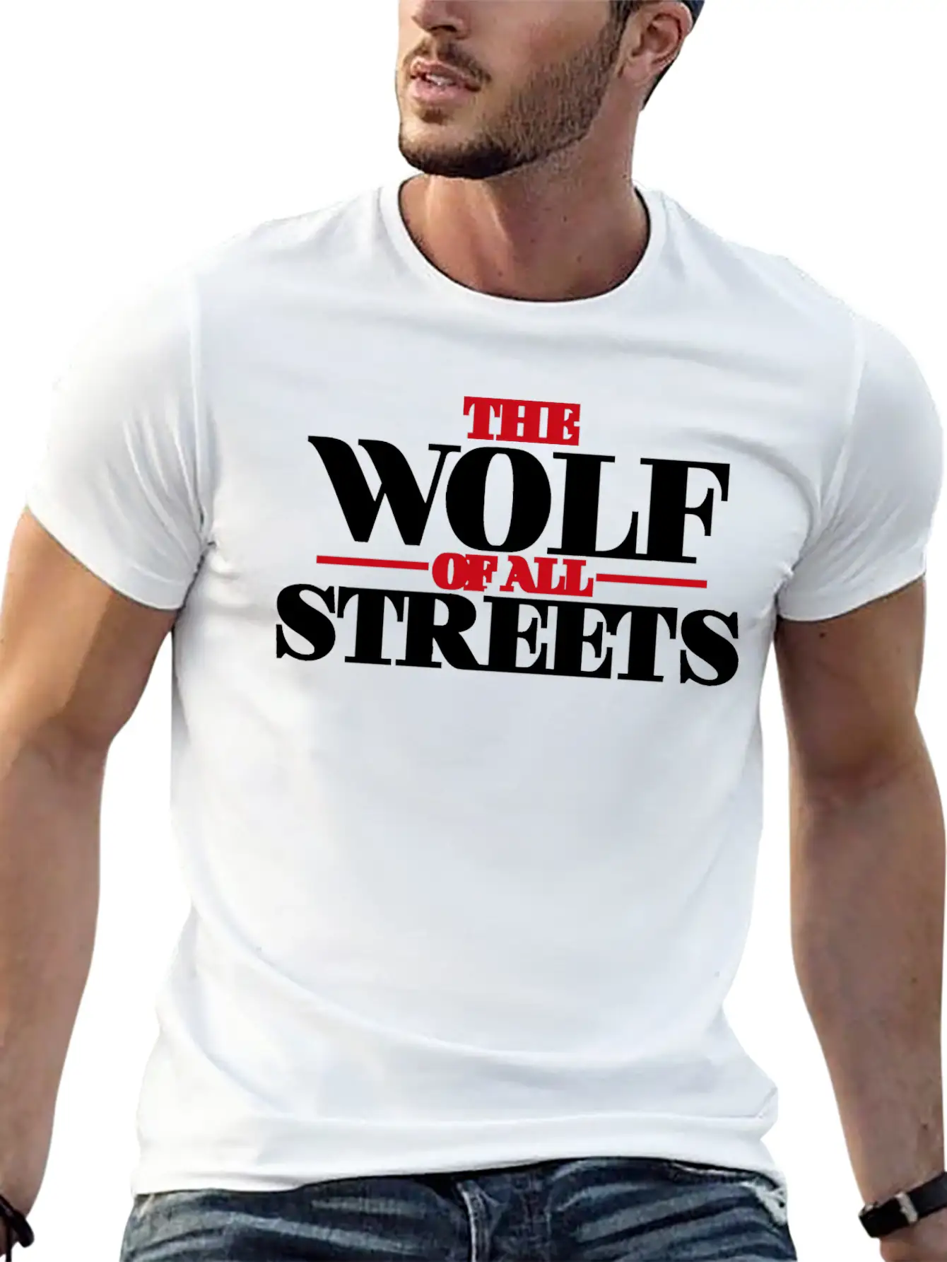 The Wolf Of All Streets Lightweight Cotton T-Shirt – Daily Comfort Graphic Shirt