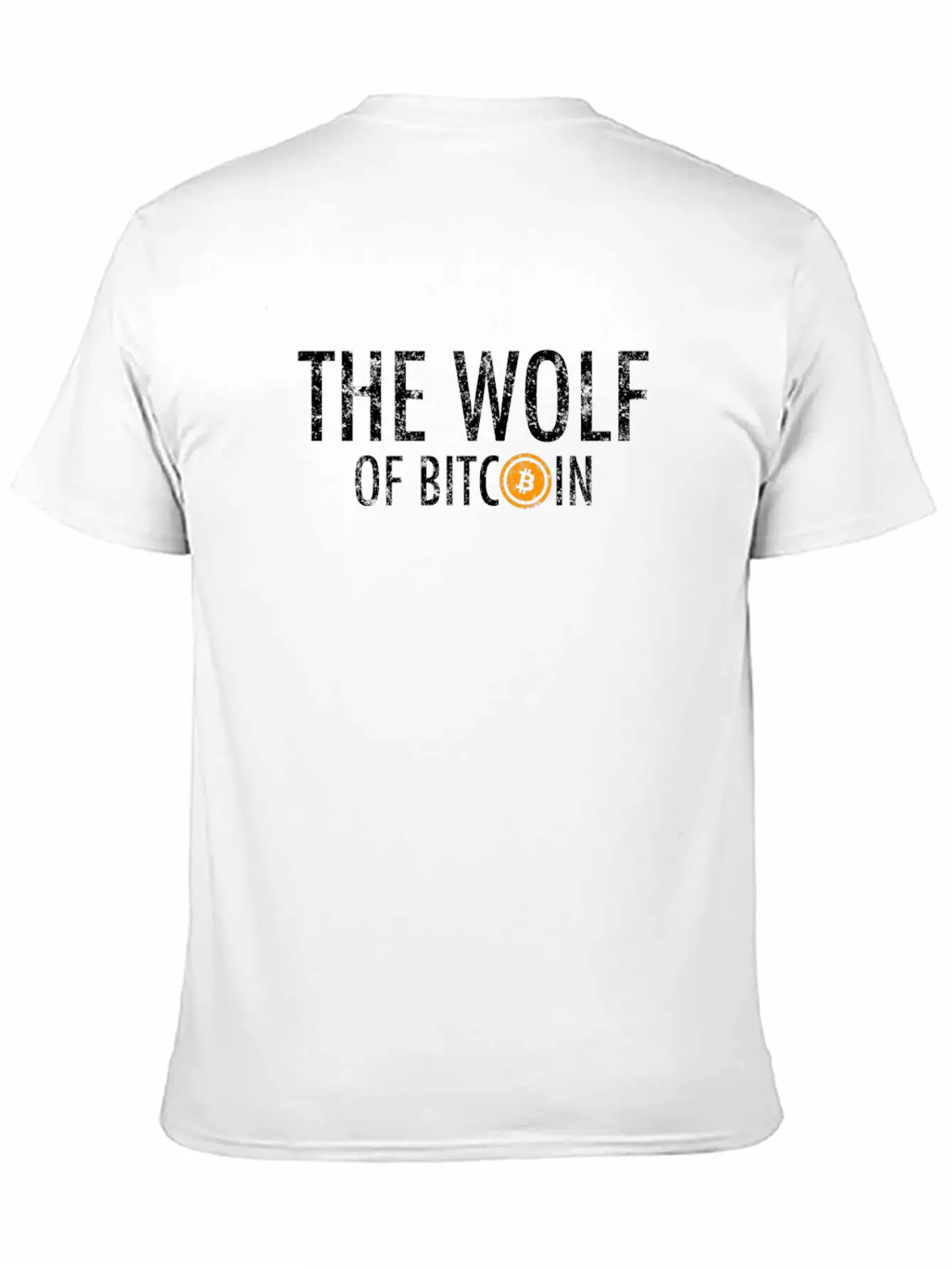 The Wolf Of Bitcoin Vintage Cryptocurrency Lightweight Cotton T-Shirt – Daily Comfort Graphic Shirt