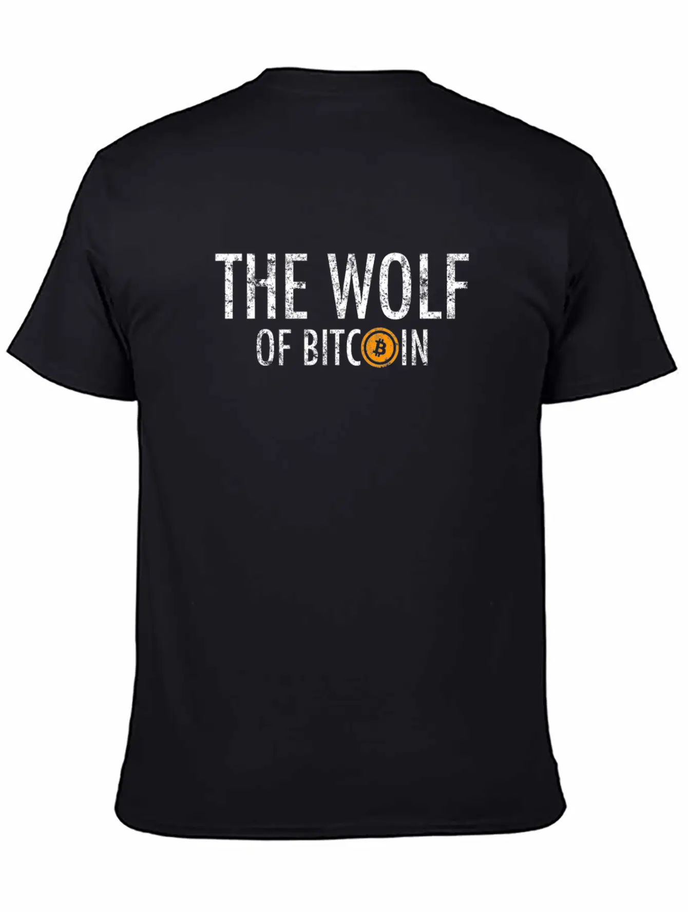 The Wolf Of Bitcoin Vintage Cryptocurrency Lightweight Cotton T-Shirt – Daily Comfort Graphic Shirt