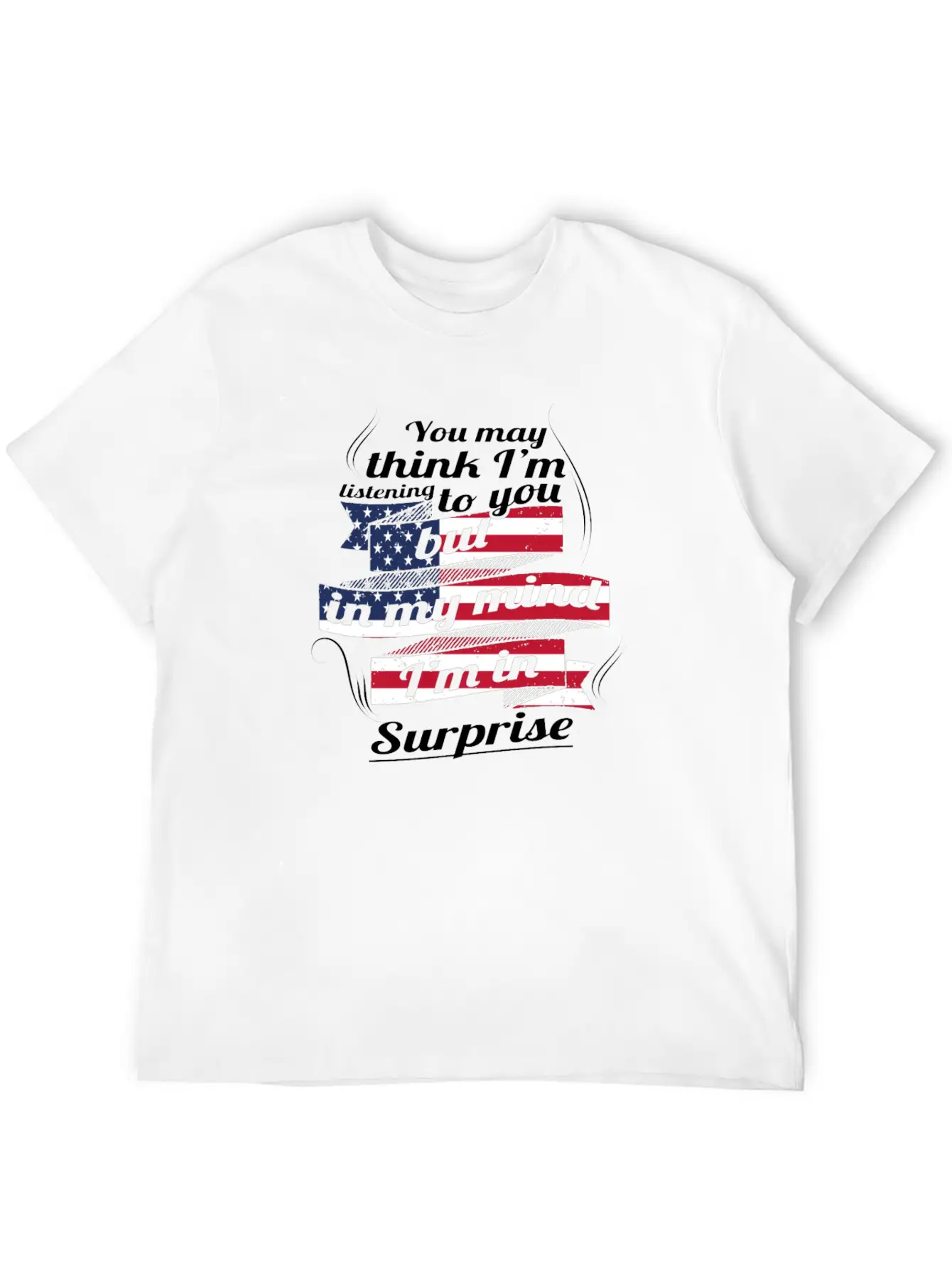 THERAPIE URLAUB AMERICA USA TRAVEL Surprise Lightweight Cotton T-Shirt – Daily Comfort Graphic Shirt
