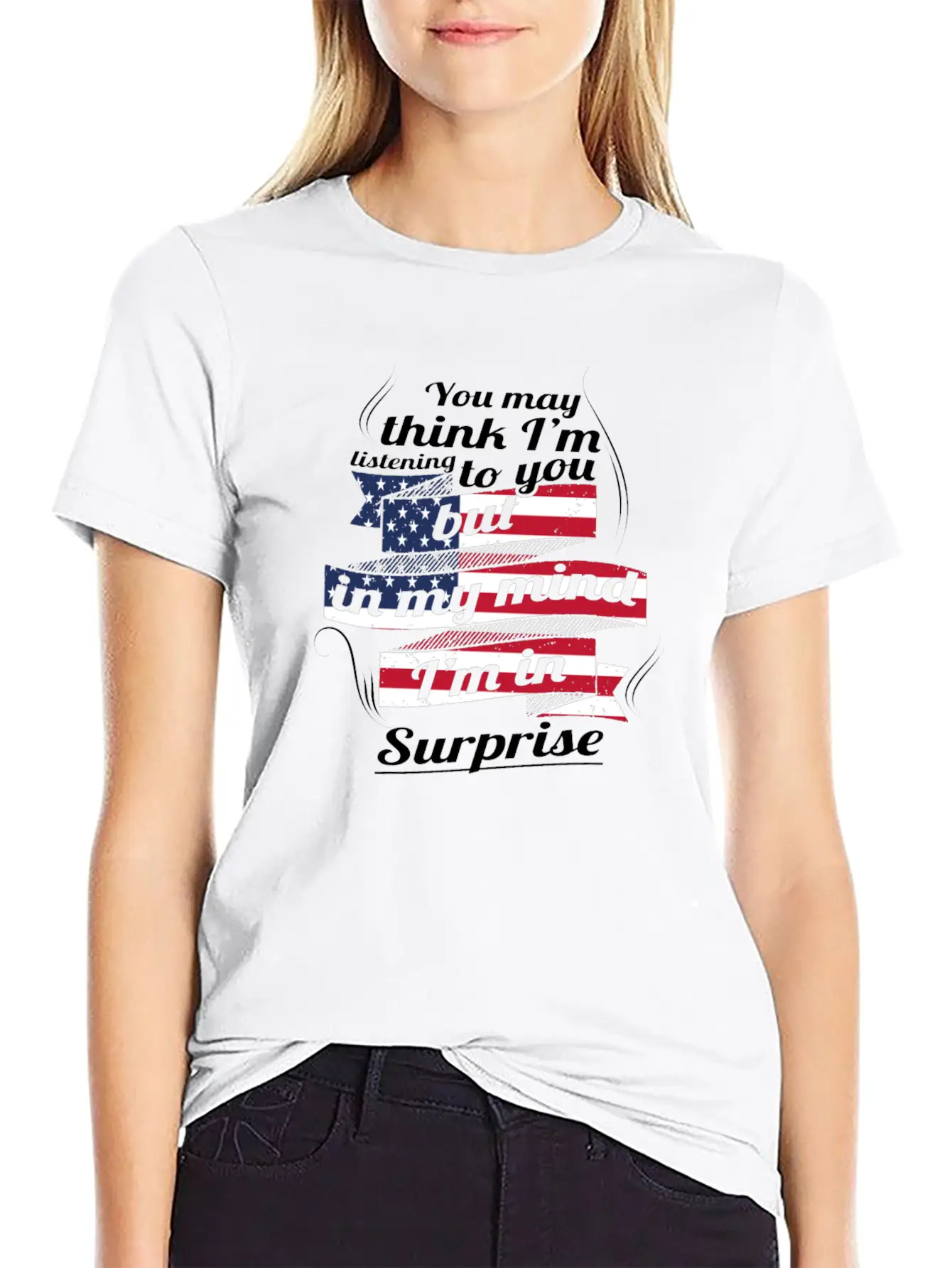 THERAPIE URLAUB AMERICA USA TRAVEL Surprise Lightweight Cotton T-Shirt – Daily Comfort Graphic Shirt