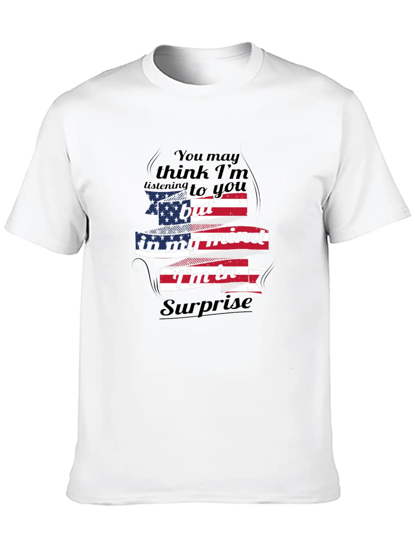 THERAPIE URLAUB AMERICA USA TRAVEL Surprise Lightweight Cotton T-Shirt – Daily Comfort Graphic Shirt