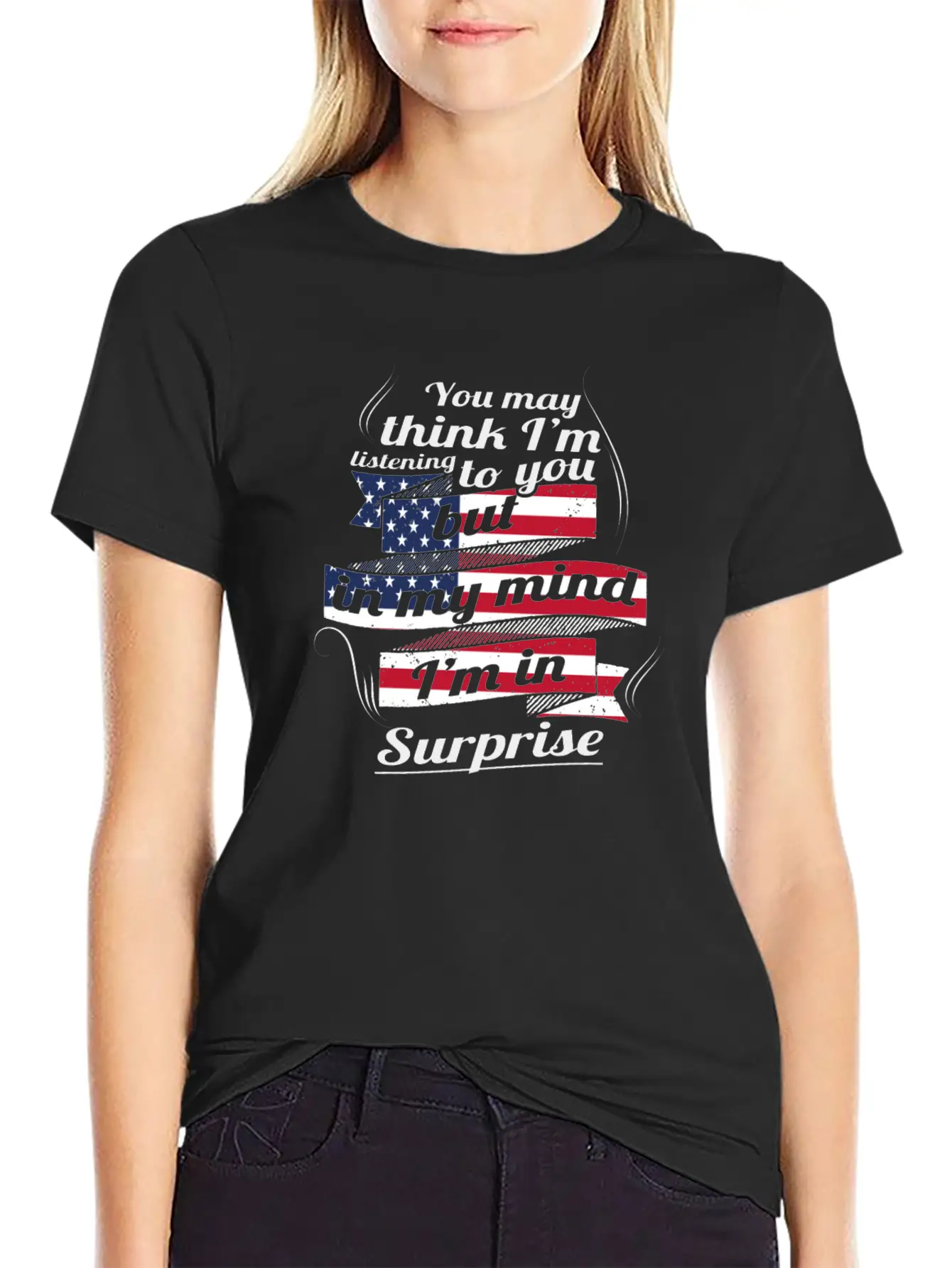 THERAPIE URLAUB AMERICA USA TRAVEL Surprise Lightweight Cotton T-Shirt – Daily Comfort Graphic Shirt