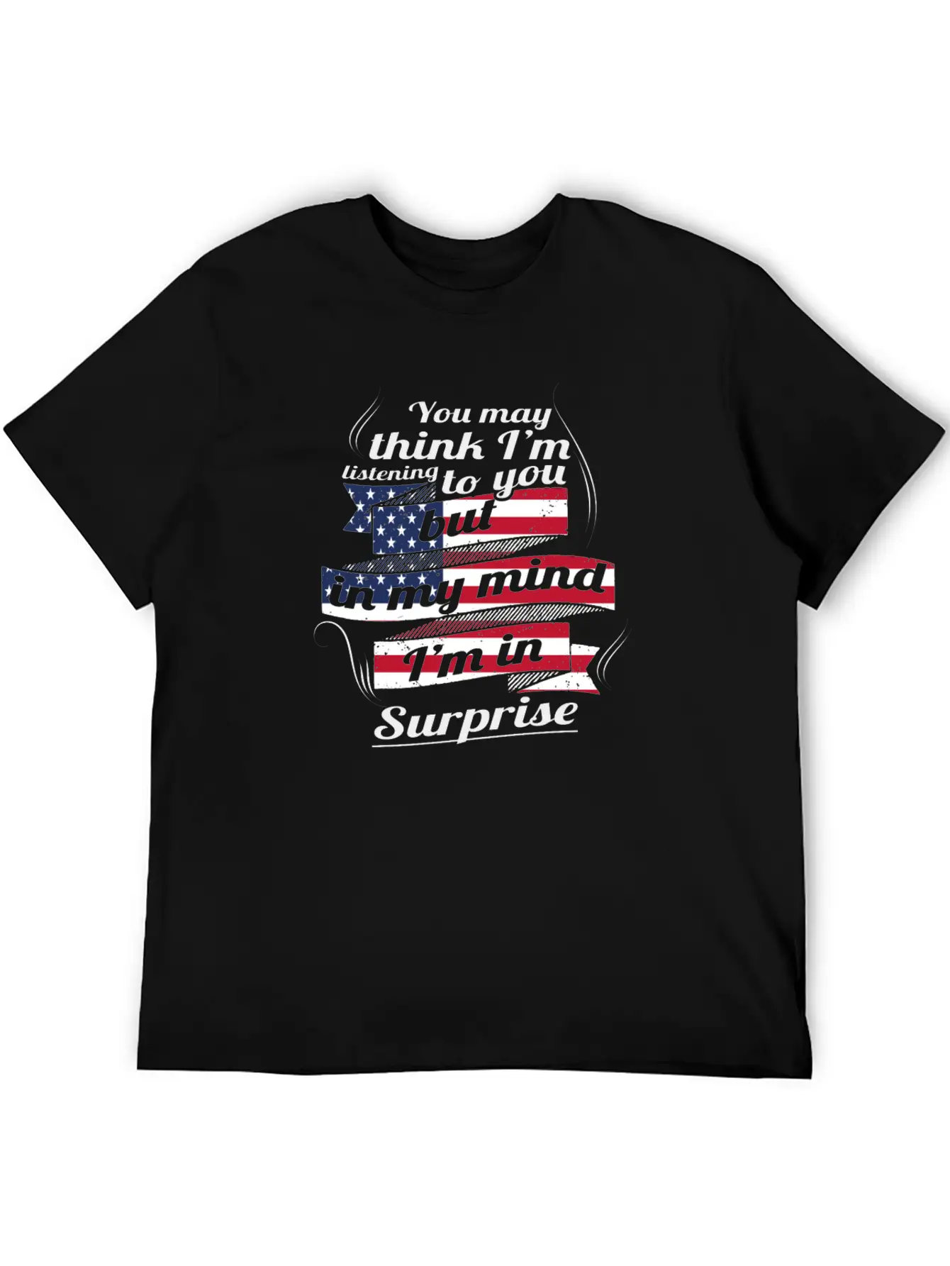 THERAPIE URLAUB AMERICA USA TRAVEL Surprise Lightweight Cotton T-Shirt – Daily Comfort Graphic Shirt