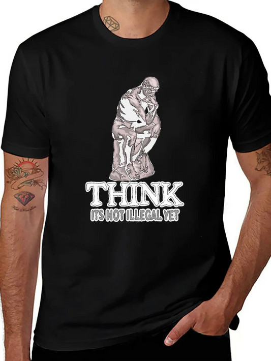 Think 2. Lightweight Cotton T-Shirt – Daily Comfort Graphic Shirt
