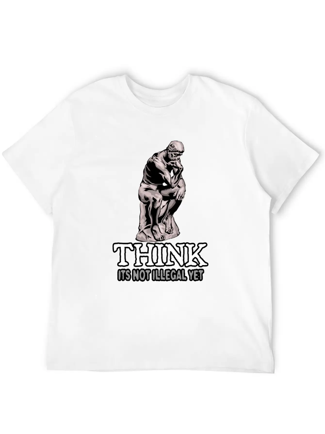 Think 2. Lightweight Cotton T-Shirt – Daily Comfort Graphic Shirt