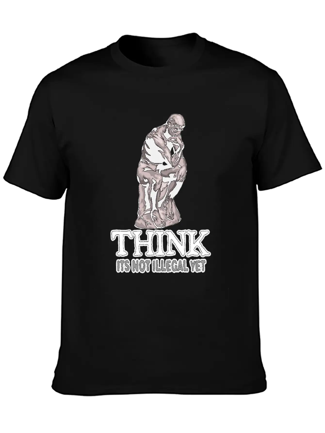Think 2. Lightweight Cotton T-Shirt – Daily Comfort Graphic Shirt