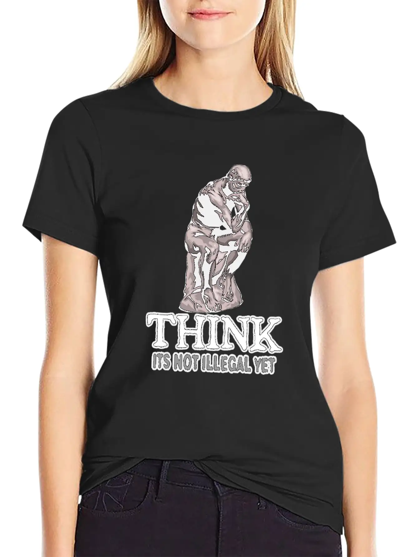 Think 2. Lightweight Cotton T-Shirt – Daily Comfort Graphic Shirt