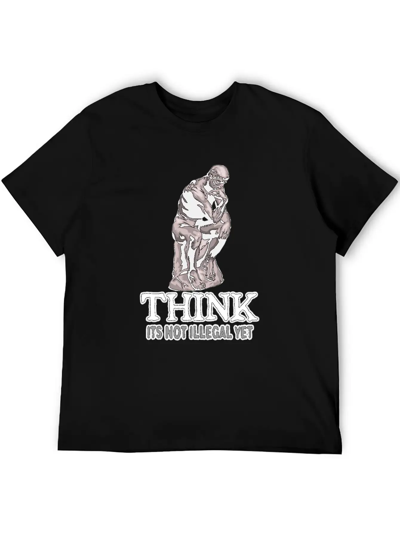 Think 2. Lightweight Cotton T-Shirt – Daily Comfort Graphic Shirt