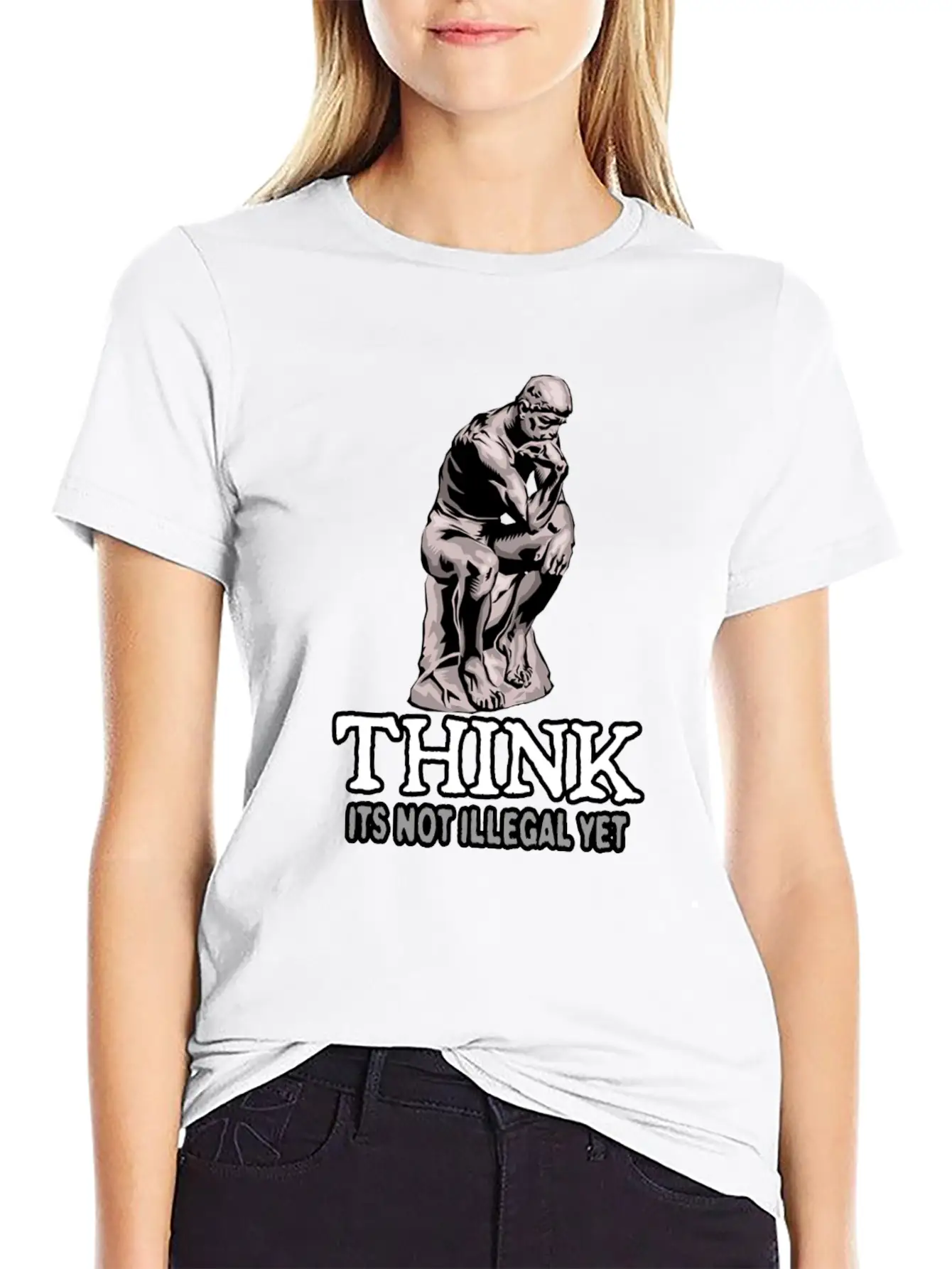 Think 2. Lightweight Cotton T-Shirt – Daily Comfort Graphic Shirt
