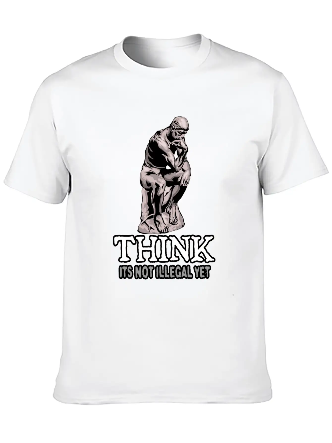 Think 2. Lightweight Cotton T-Shirt – Daily Comfort Graphic Shirt