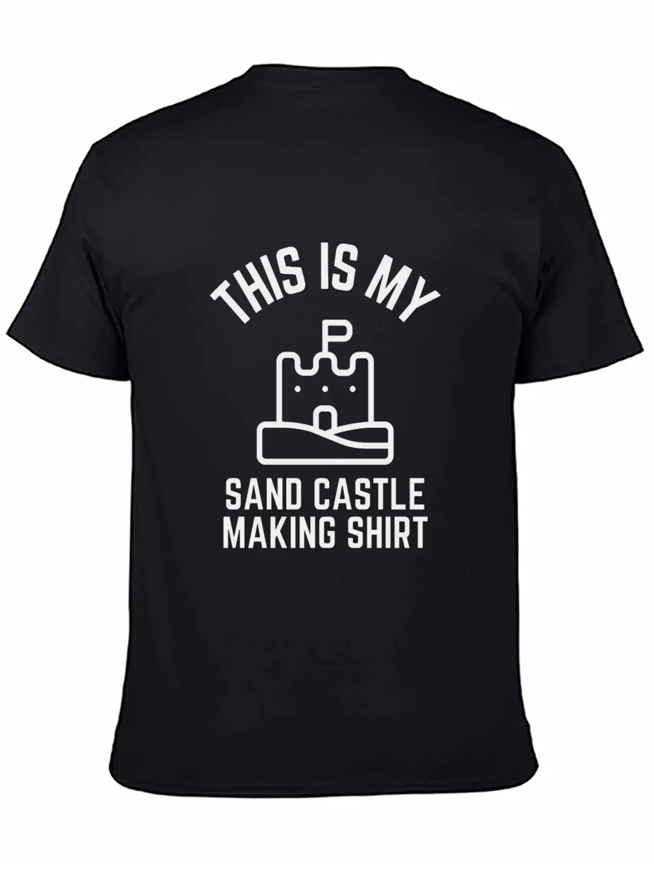 This Is My Sand Castle Making Shirt Lightweight Cotton T-Shirt – Daily Comfort Graphic Shirt