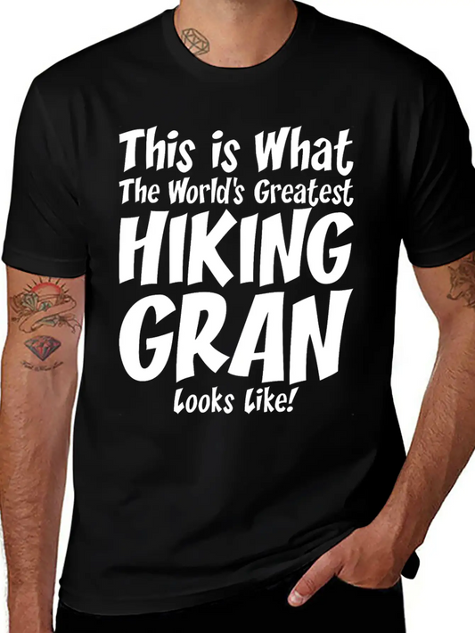 This Is What The Worlds Greatest Hiking Grandpa Lightweight Cotton T-Shirt – Daily Comfort Graphic Shirt