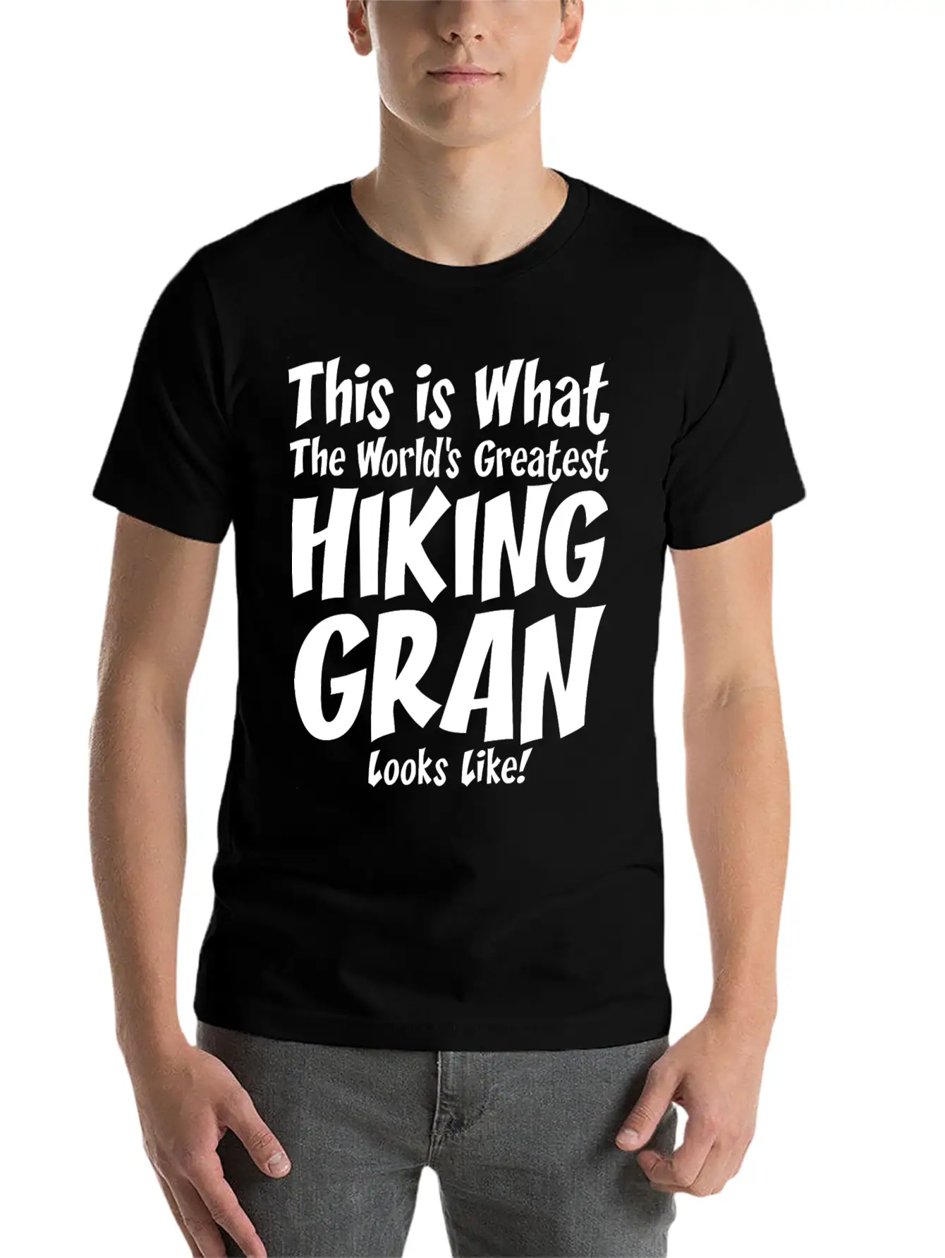 This Is What The Worlds Greatest Hiking Grandpa Lightweight Cotton T-Shirt – Daily Comfort Graphic Shirt