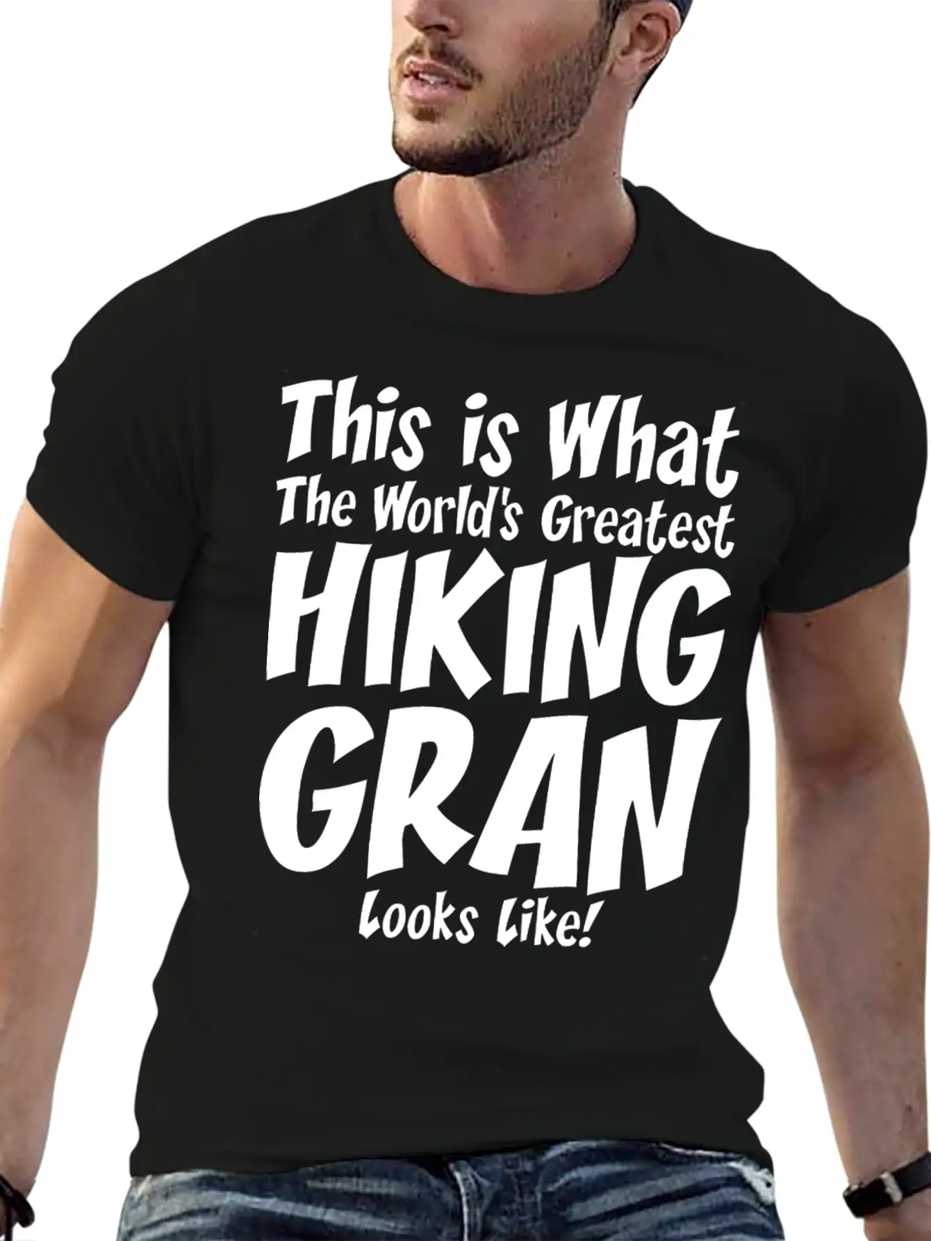 This Is What The Worlds Greatest Hiking Grandpa Lightweight Cotton T-Shirt – Daily Comfort Graphic Shirt
