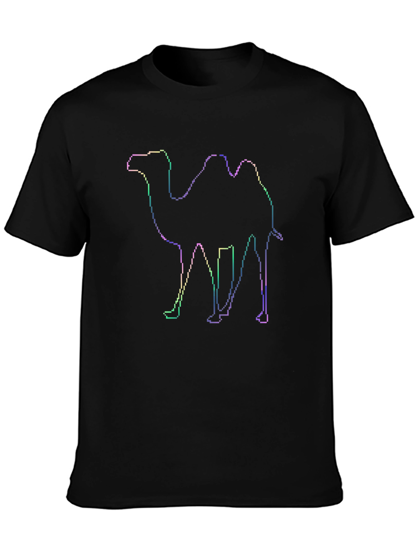 Retro Camel Outline Graphic Tee