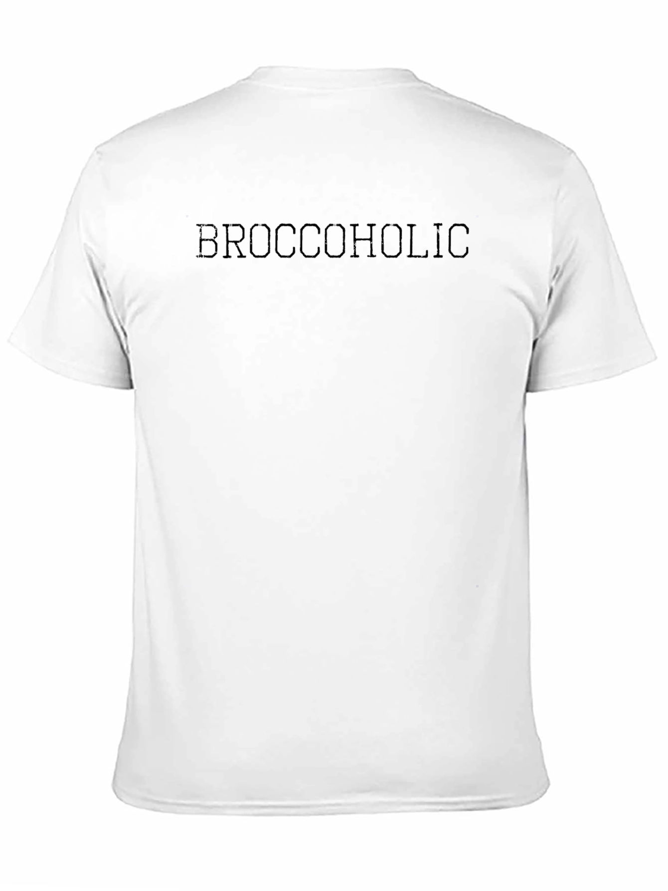 Broccoholic Black Crew Neck T-Shirt