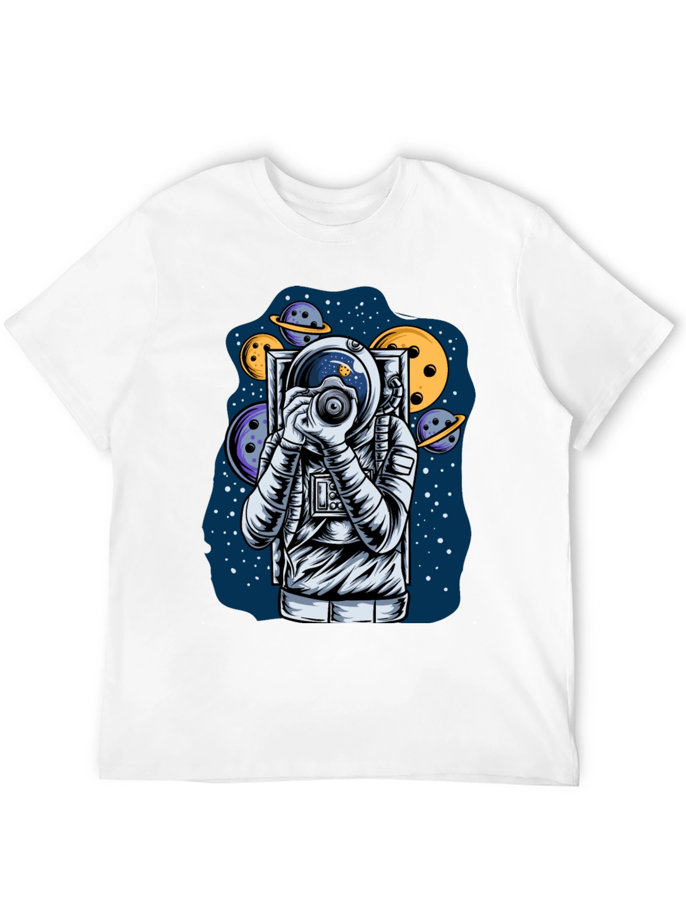 Astronaut Photographer Graphic T-Shirt