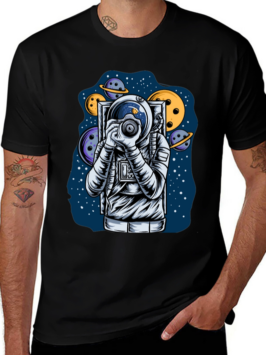Astronaut Photographer Graphic T-Shirt