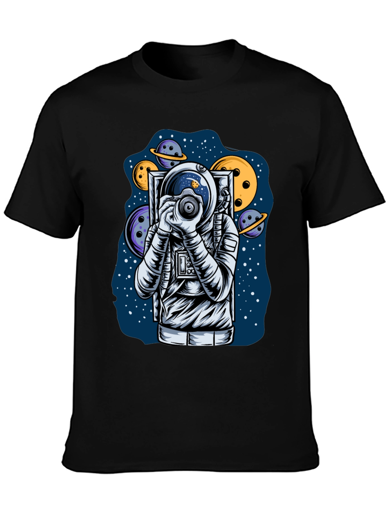 Astronaut Photographer Graphic T-Shirt