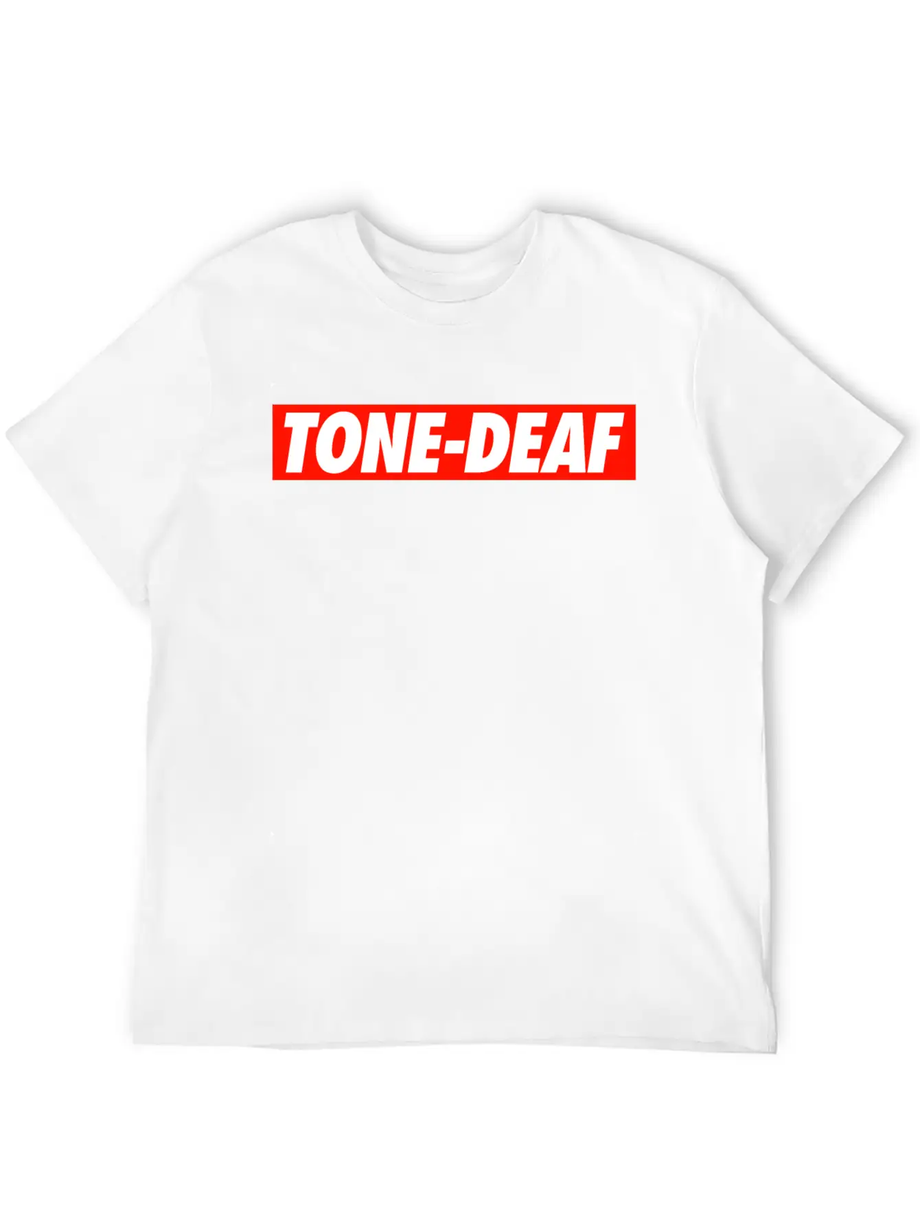 TONE-DEAF Lightweight Cotton T-Shirt – Daily Comfort Graphic Shirt
