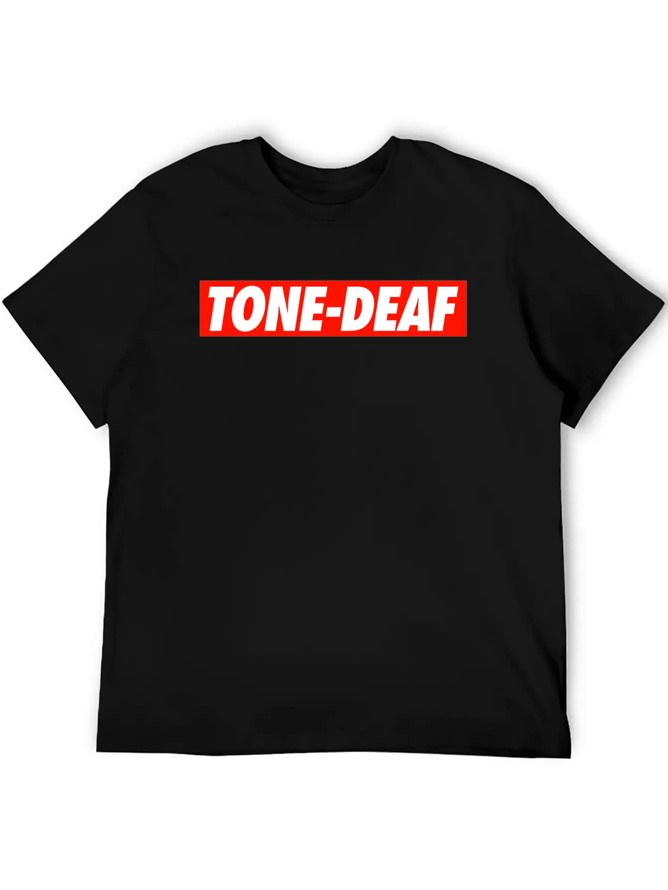 TONE-DEAF Lightweight Cotton T-Shirt – Daily Comfort Graphic Shirt