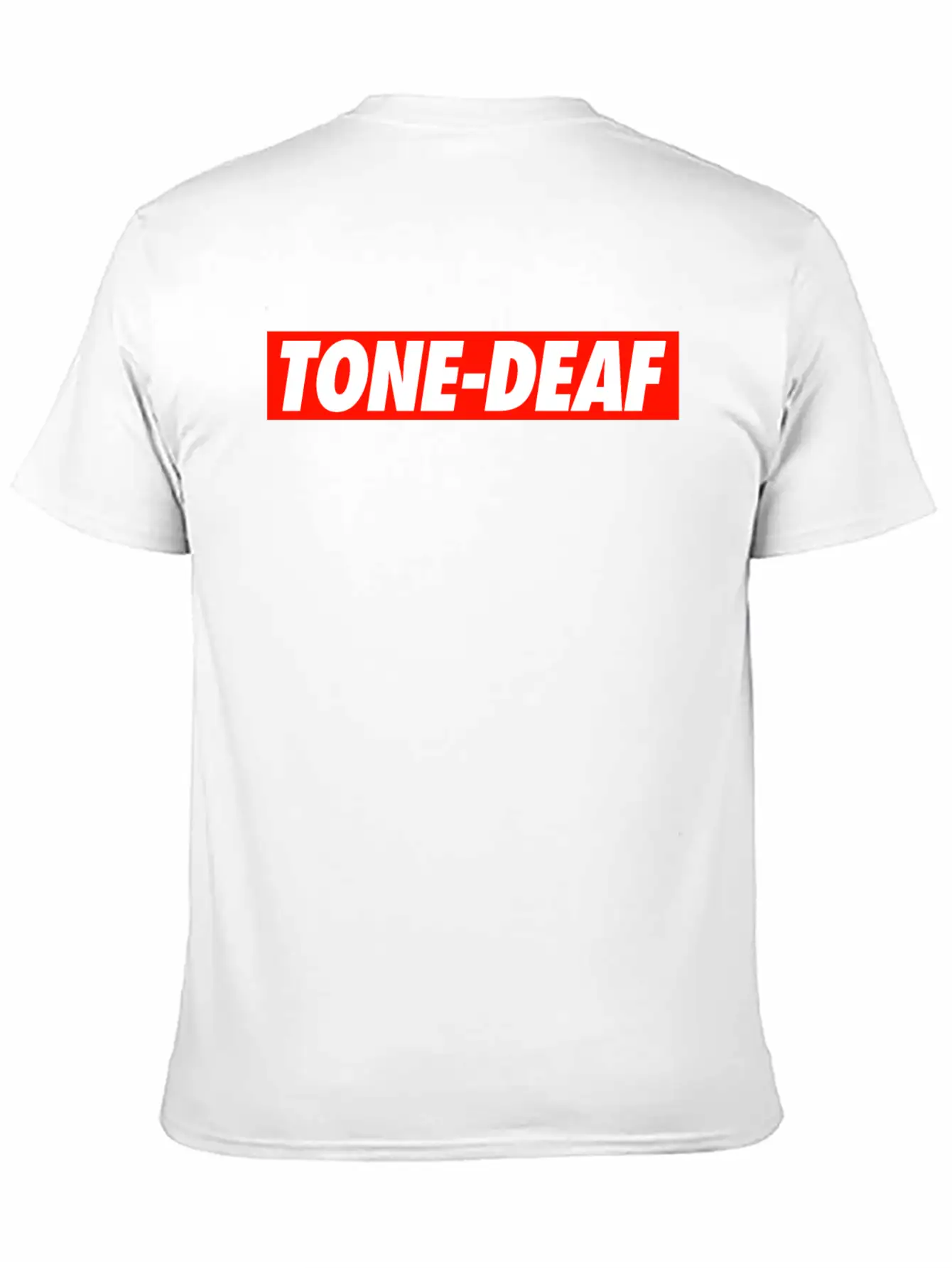 TONE-DEAF Lightweight Cotton T-Shirt – Daily Comfort Graphic Shirt