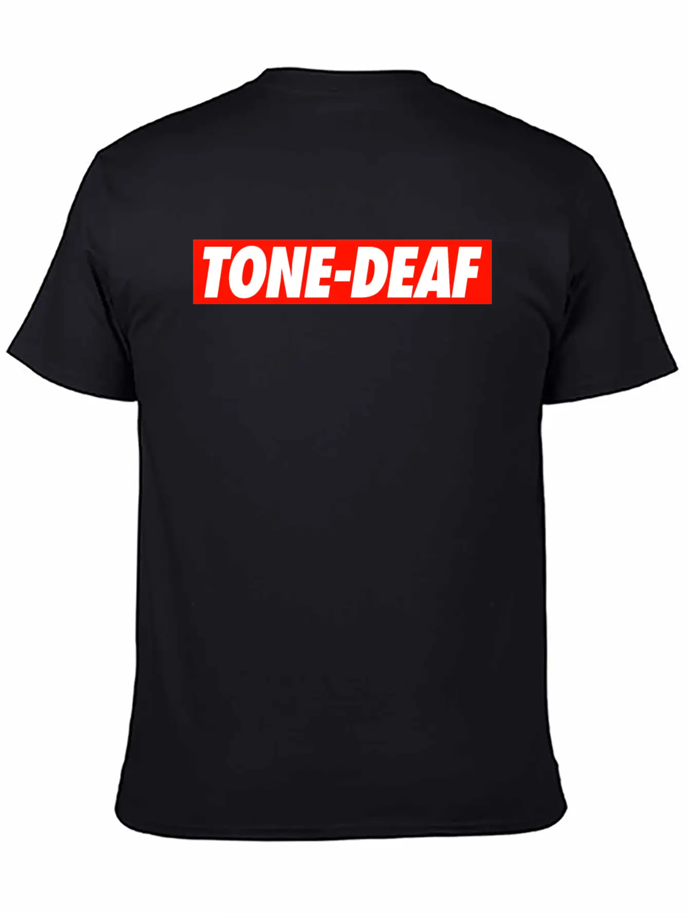 TONE-DEAF Lightweight Cotton T-Shirt – Daily Comfort Graphic Shirt