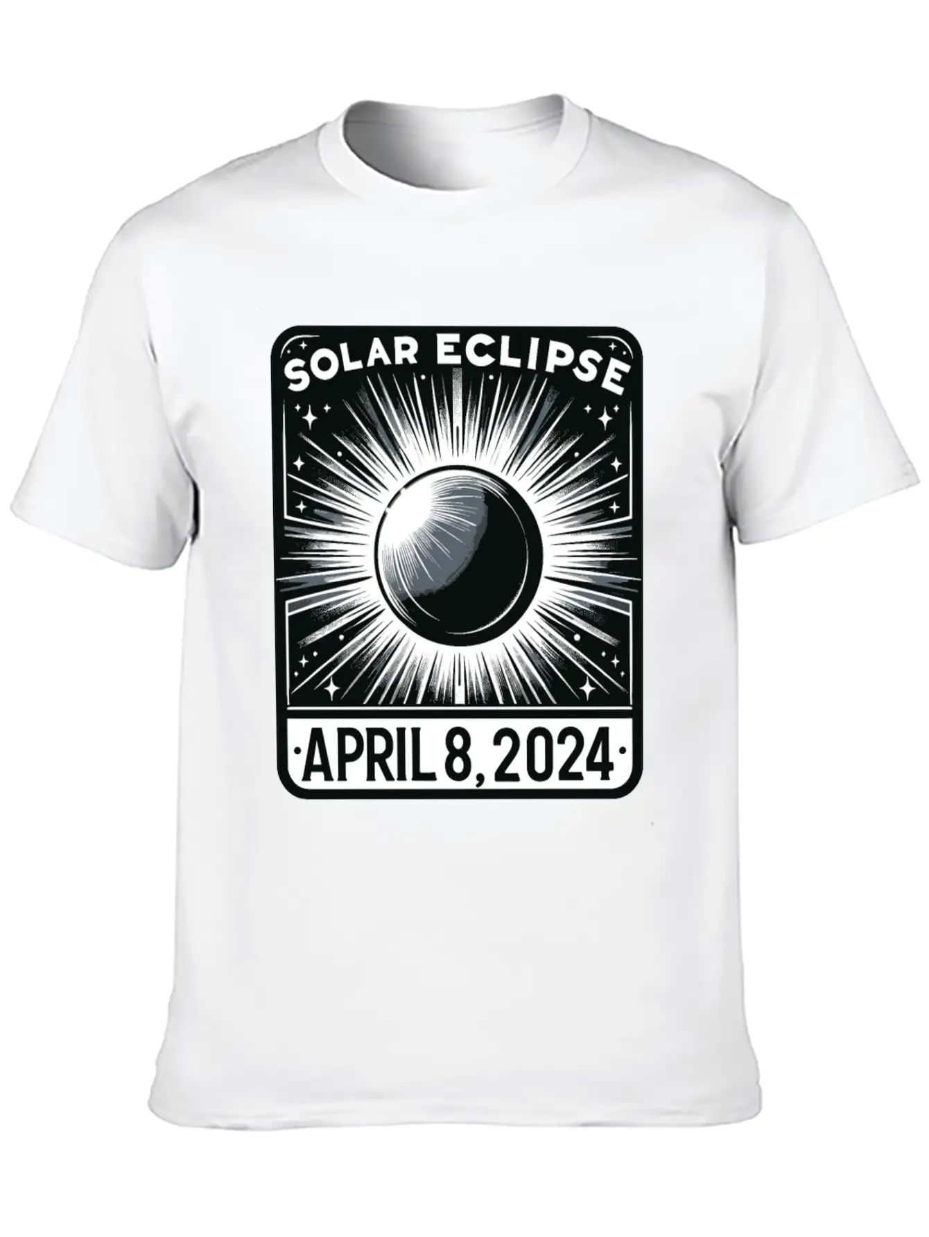 Total Solar Eclipse April 8th 2024 Astronomy Event Lightweight Cotton T-Shirt – Daily Comfort Graphic Shirt