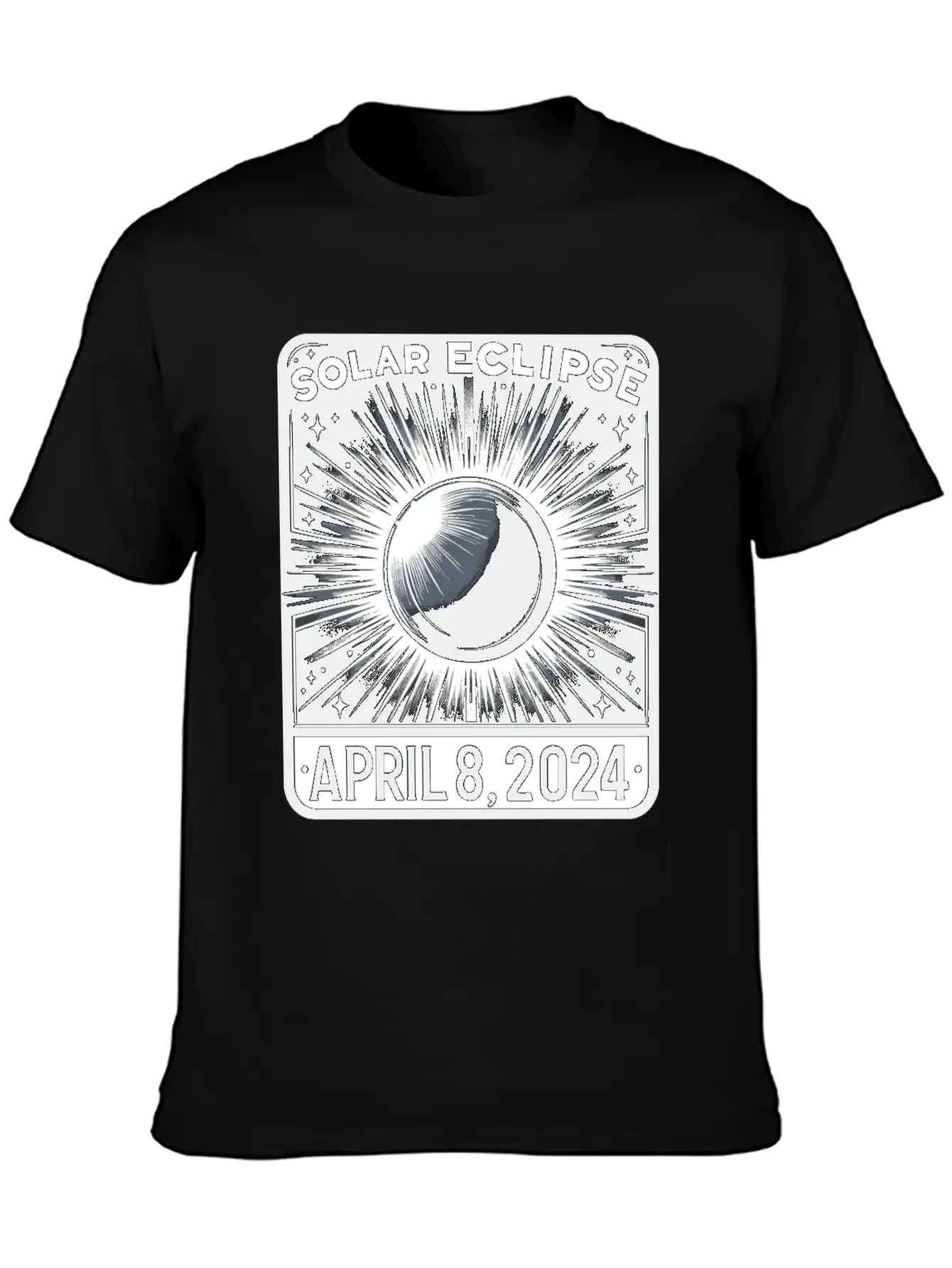 Total Solar Eclipse April 8th 2024 Astronomy Event Lightweight Cotton T-Shirt – Daily Comfort Graphic Shirt
