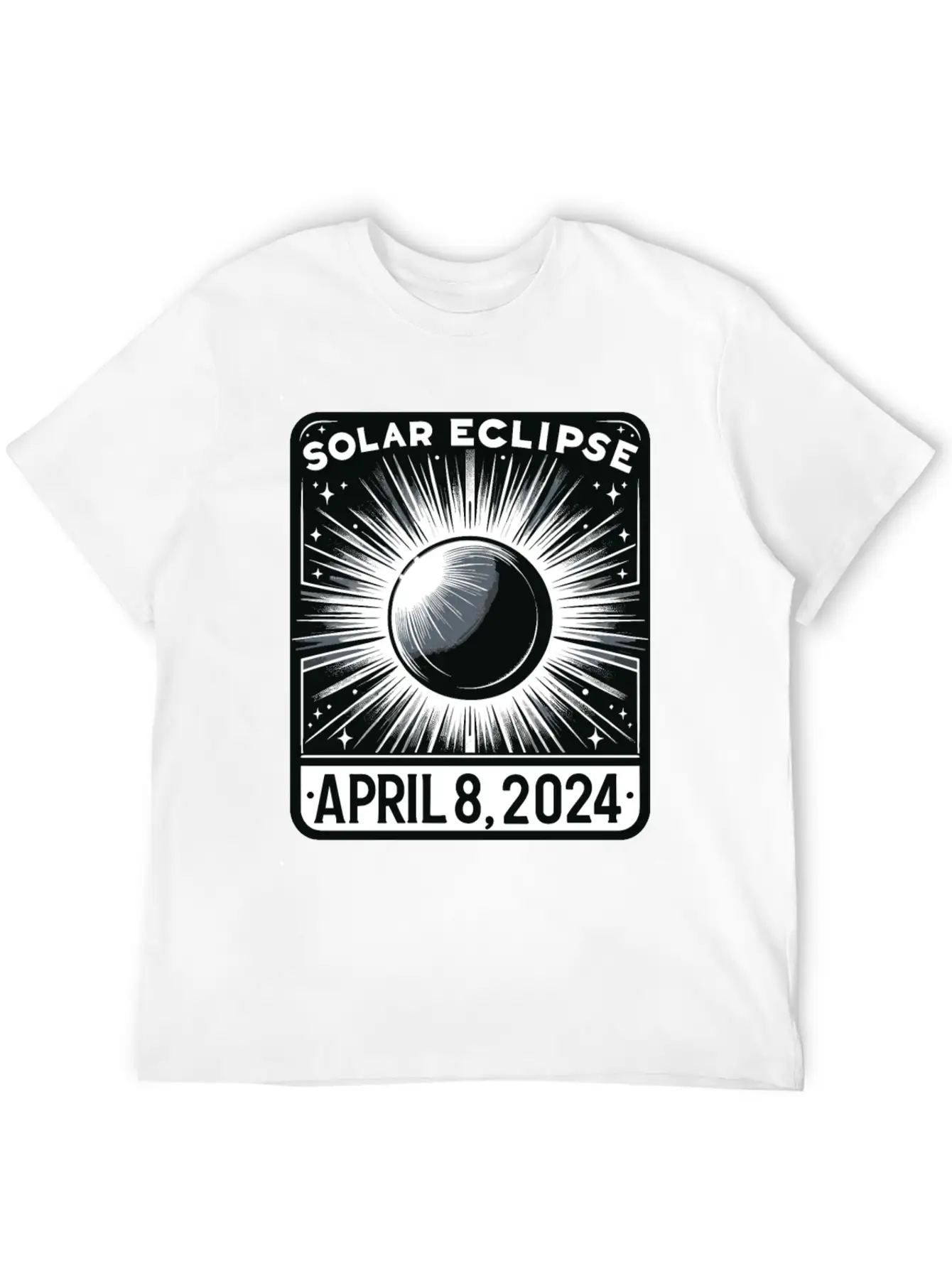 Total Solar Eclipse April 8th 2024 Astronomy Event Lightweight Cotton T-Shirt – Daily Comfort Graphic Shirt