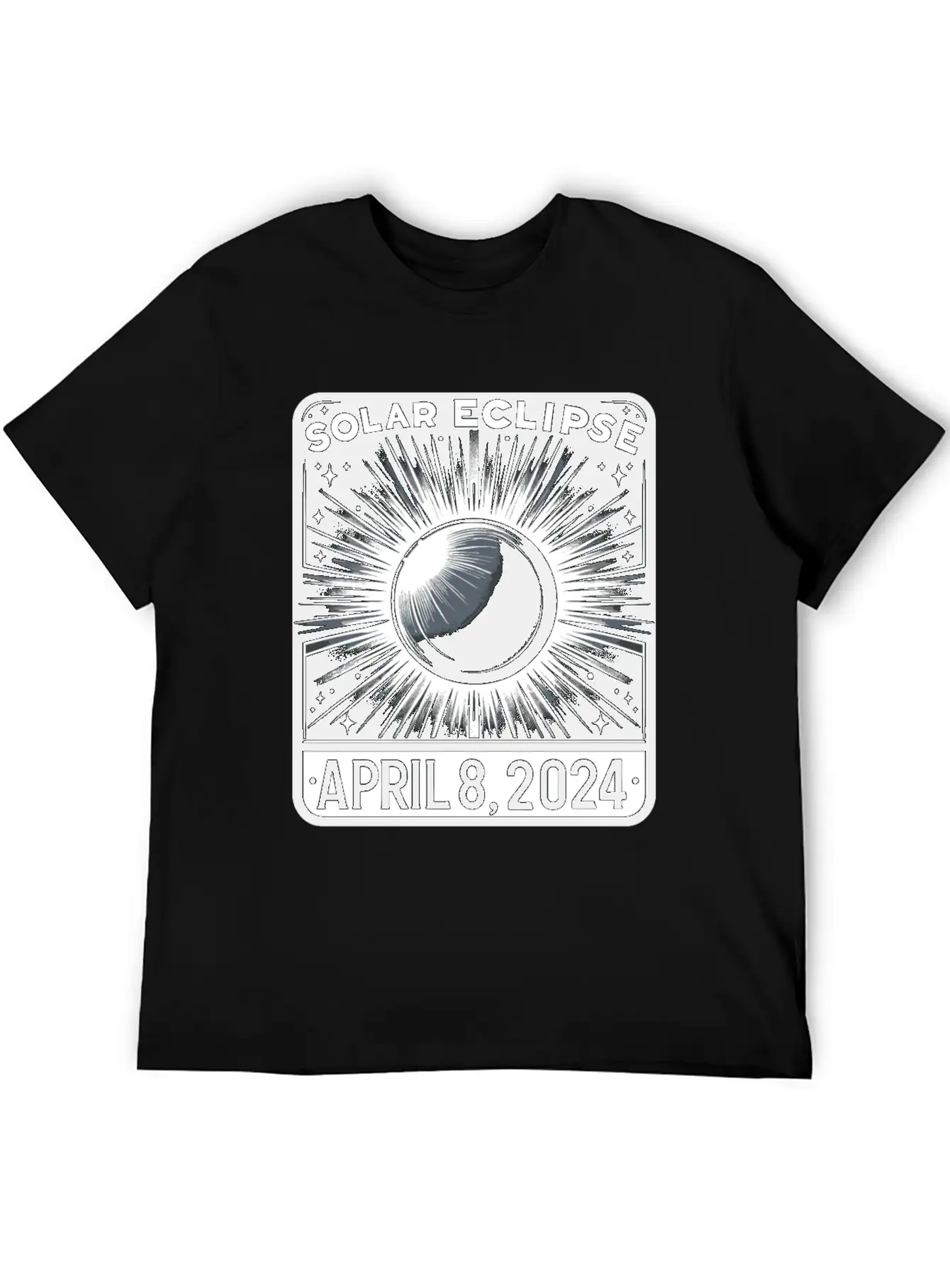 Total Solar Eclipse April 8th 2024 Astronomy Event Lightweight Cotton T-Shirt – Daily Comfort Graphic Shirt