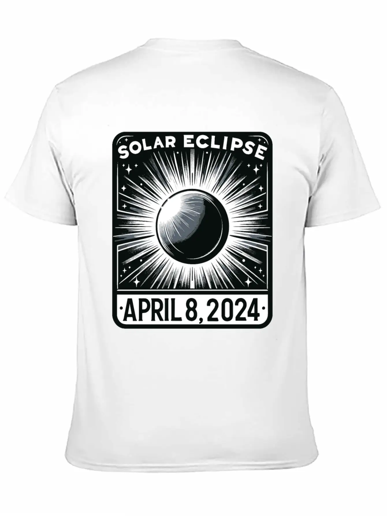 Total Solar Eclipse April 8th 2024 Astronomy Event Lightweight Cotton T-Shirt – Daily Comfort Graphic Shirt