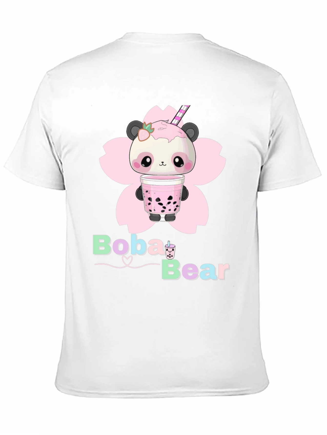 Boba Bear Graphic Tee - Kawaii Panda T-Shirt