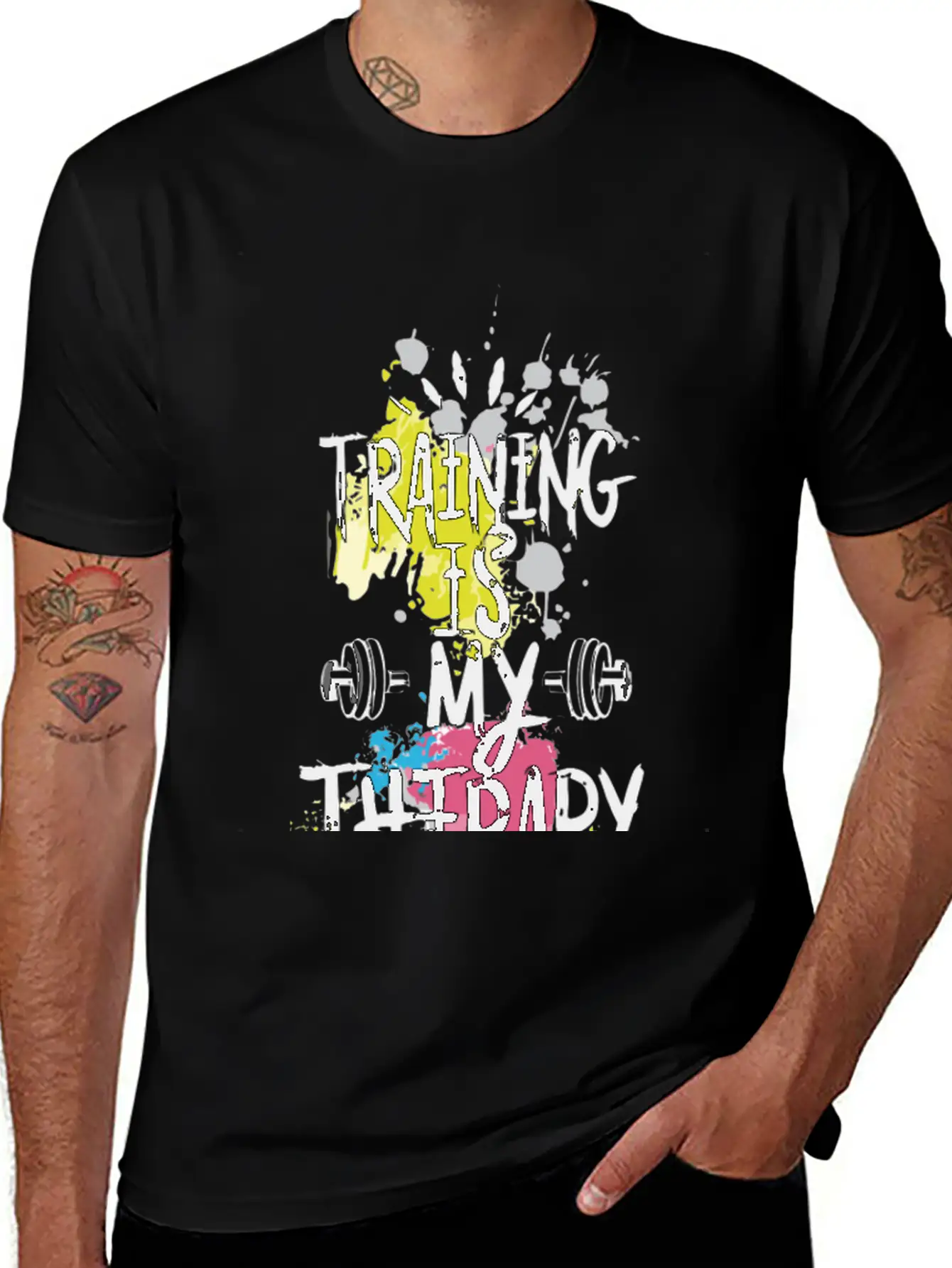 Training Is My Therapy Modern Style Lightweight Cotton T-Shirt – Daily Comfort Graphic Shirt