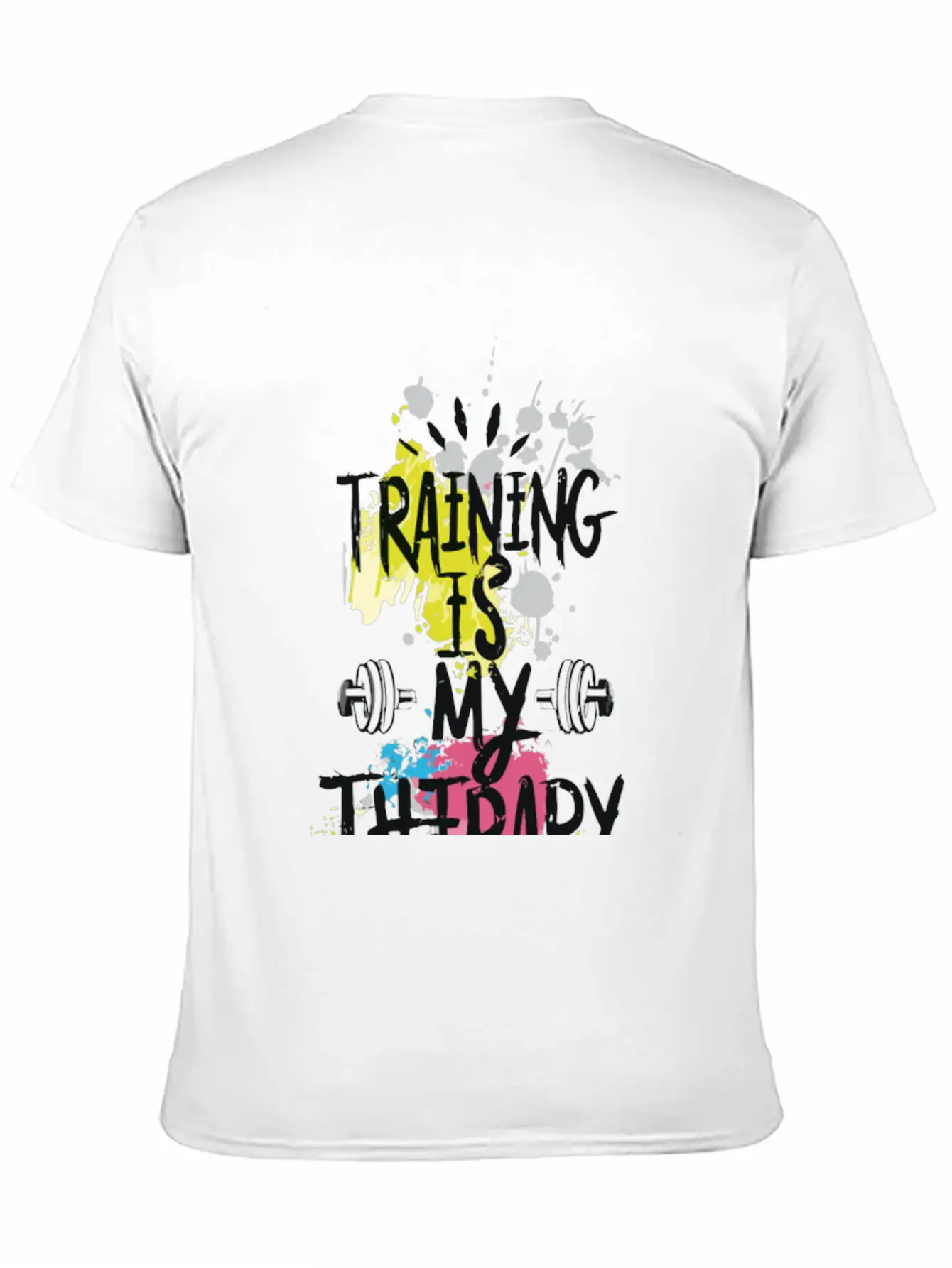Training Is My Therapy Modern Style Lightweight Cotton T-Shirt – Daily Comfort Graphic Shirt