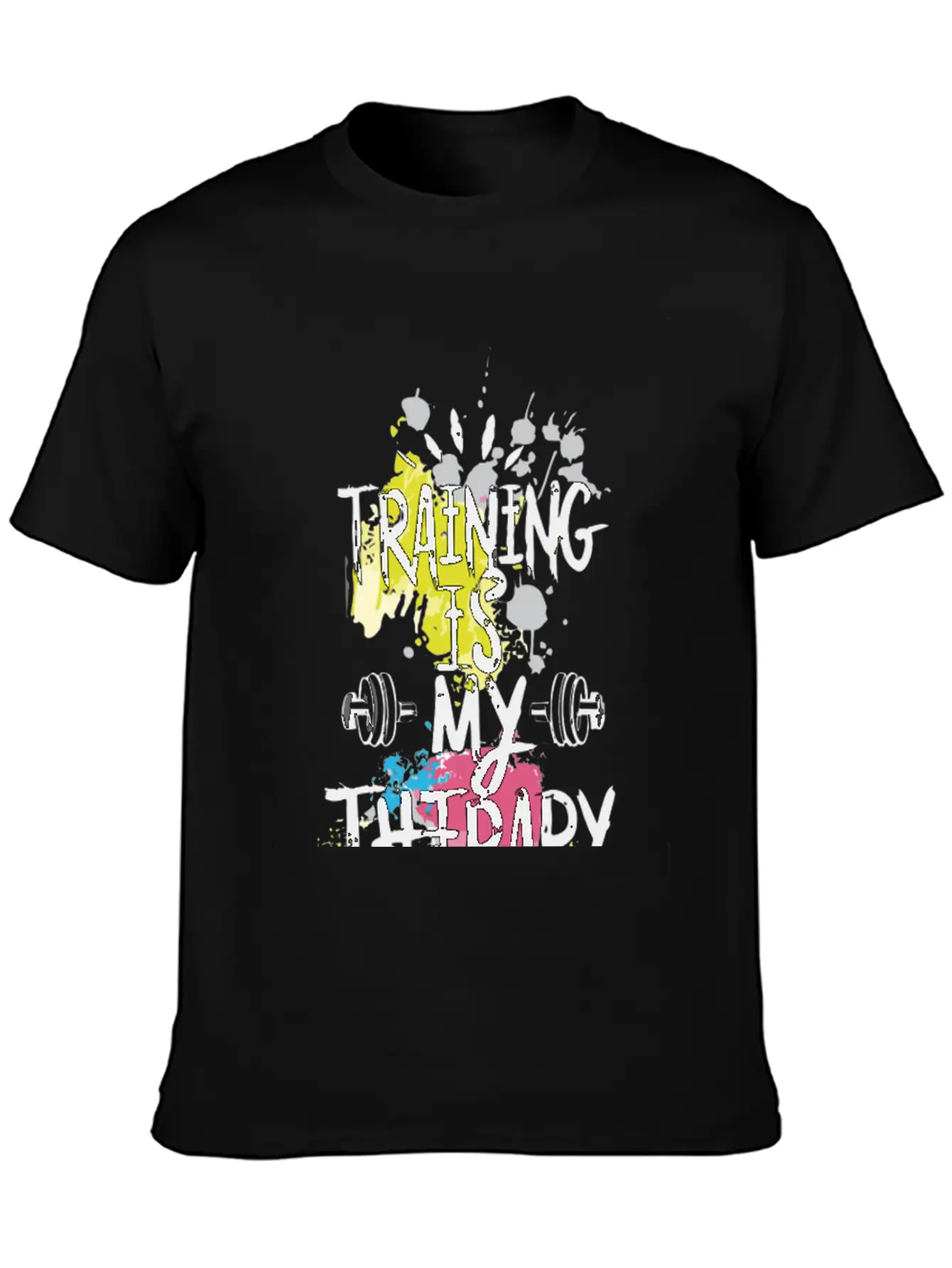 Training Is My Therapy Modern Style Lightweight Cotton T-Shirt – Daily Comfort Graphic Shirt