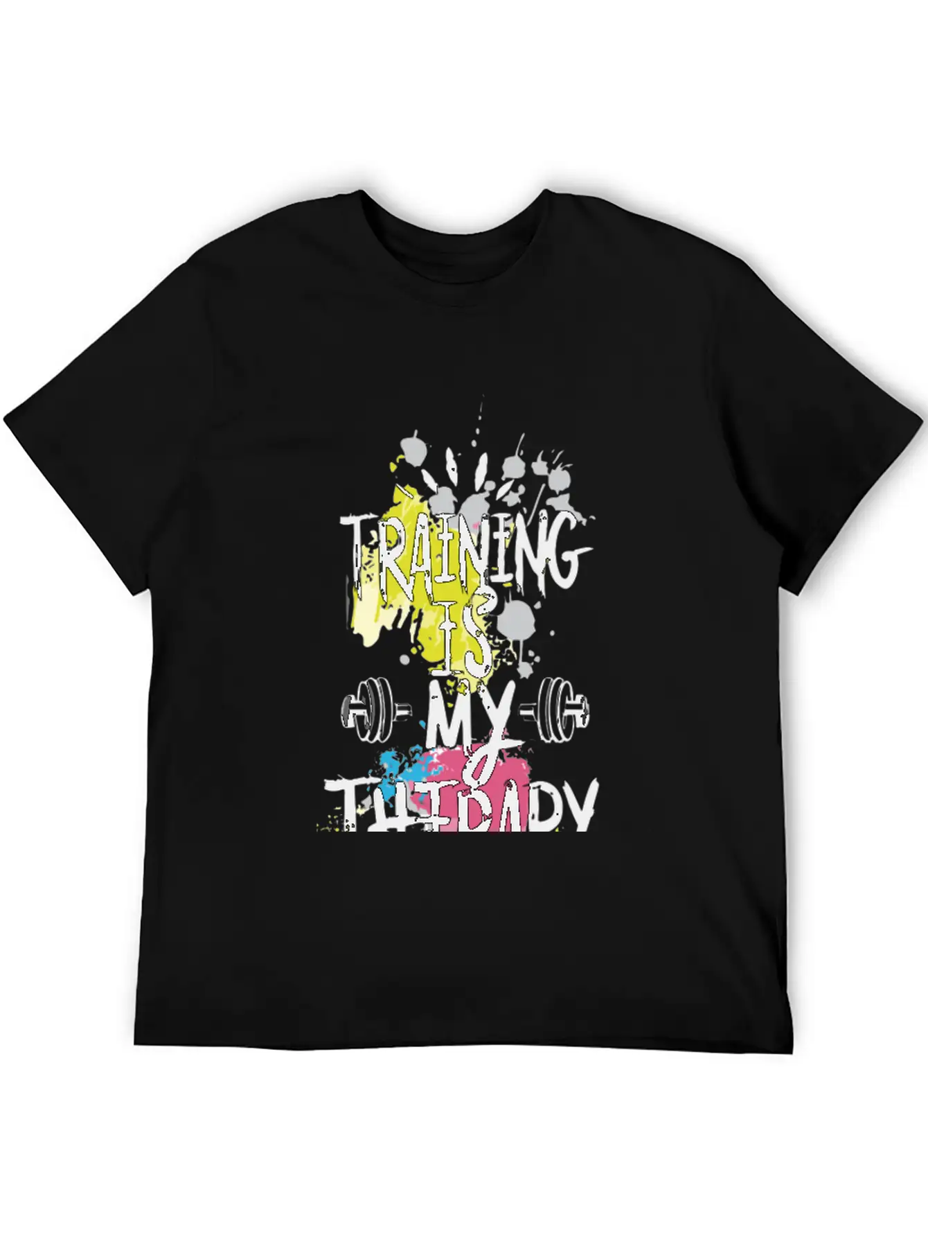 Training Is My Therapy Modern Style Lightweight Cotton T-Shirt – Daily Comfort Graphic Shirt