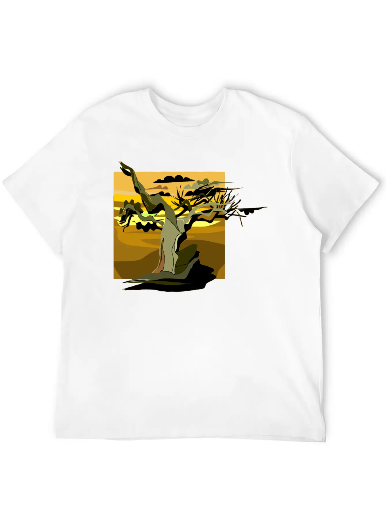 Tree 16 Lightweight Cotton T-Shirt – Daily Comfort Graphic Shirt