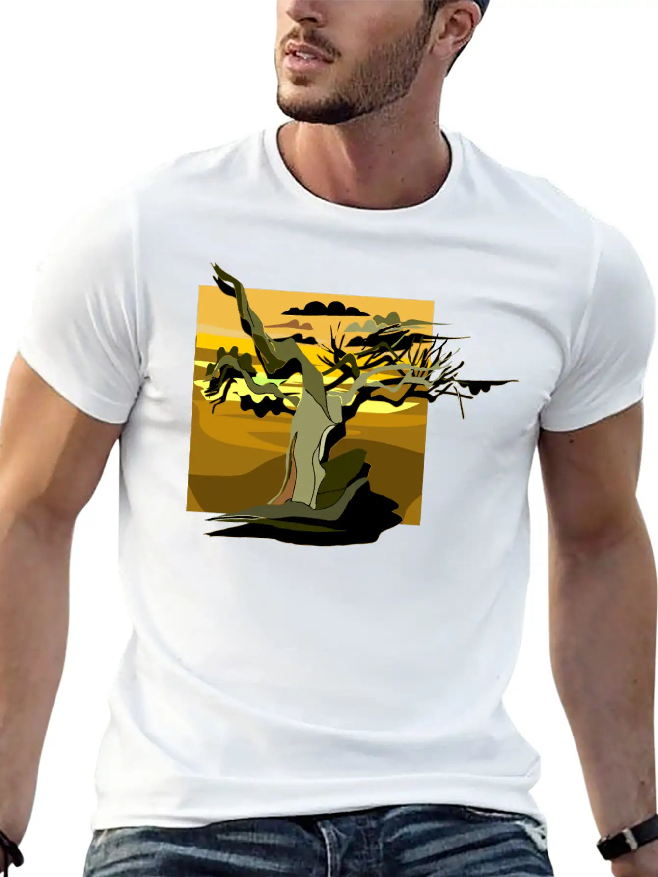 Tree 16 Lightweight Cotton T-Shirt – Daily Comfort Graphic Shirt