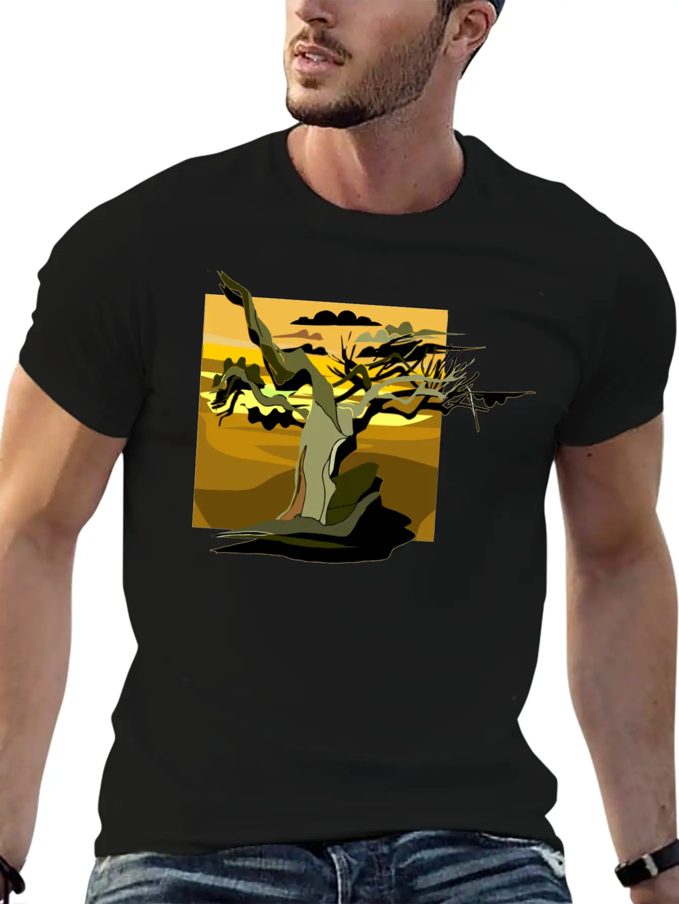Tree 16 Lightweight Cotton T-Shirt – Daily Comfort Graphic Shirt