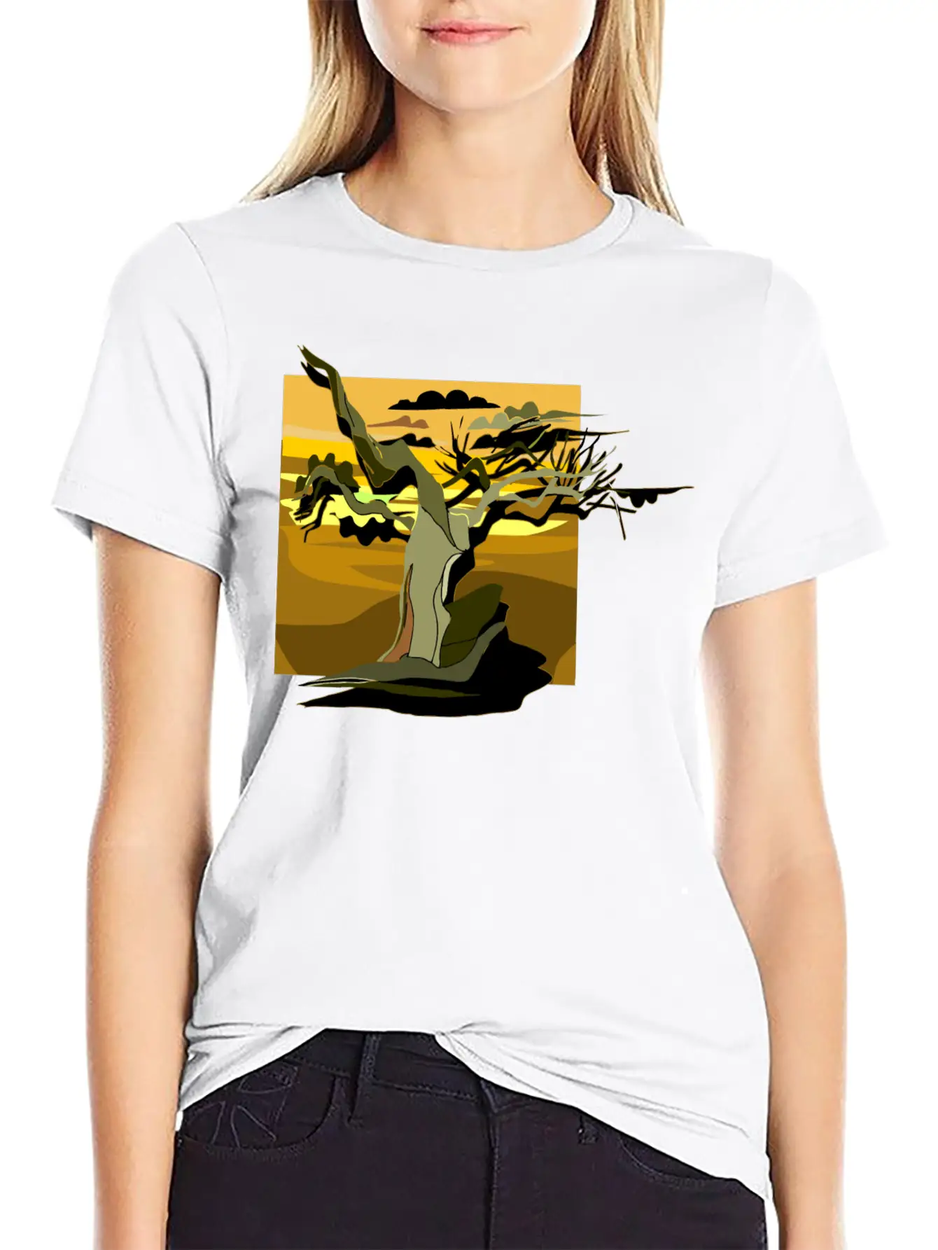 Tree 16 Lightweight Cotton T-Shirt – Daily Comfort Graphic Shirt