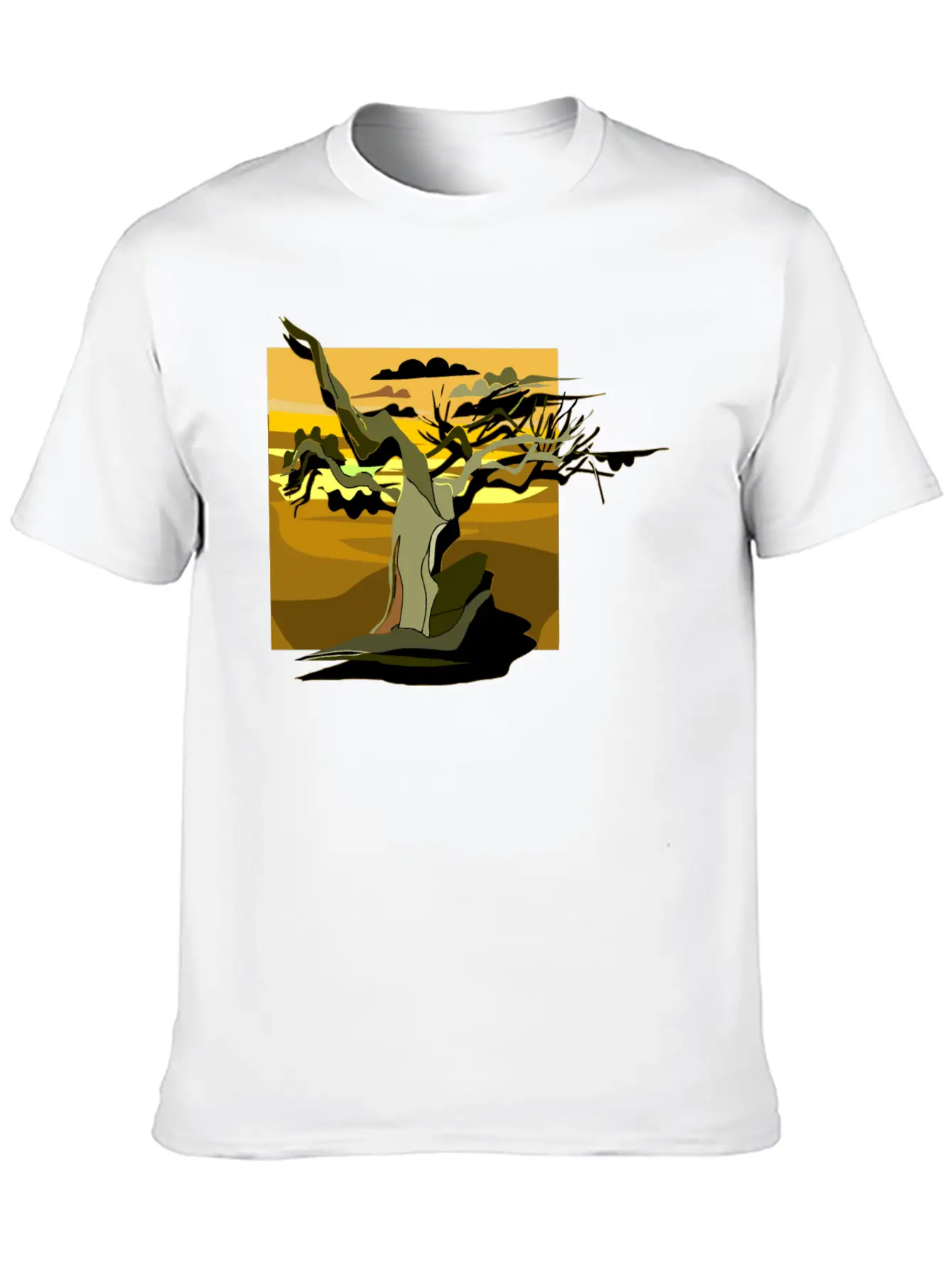 Tree 16 Lightweight Cotton T-Shirt – Daily Comfort Graphic Shirt