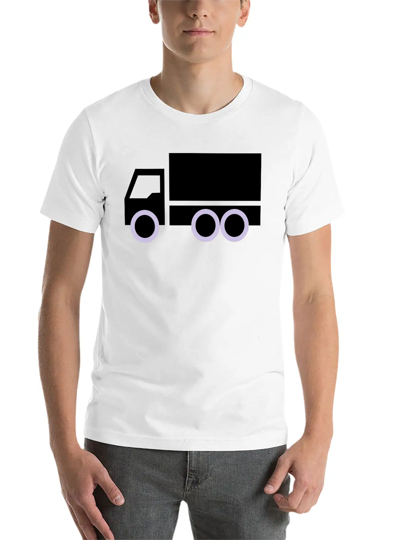 Truck Lightweight Cotton T-Shirt – Daily Comfort Graphic Shirt