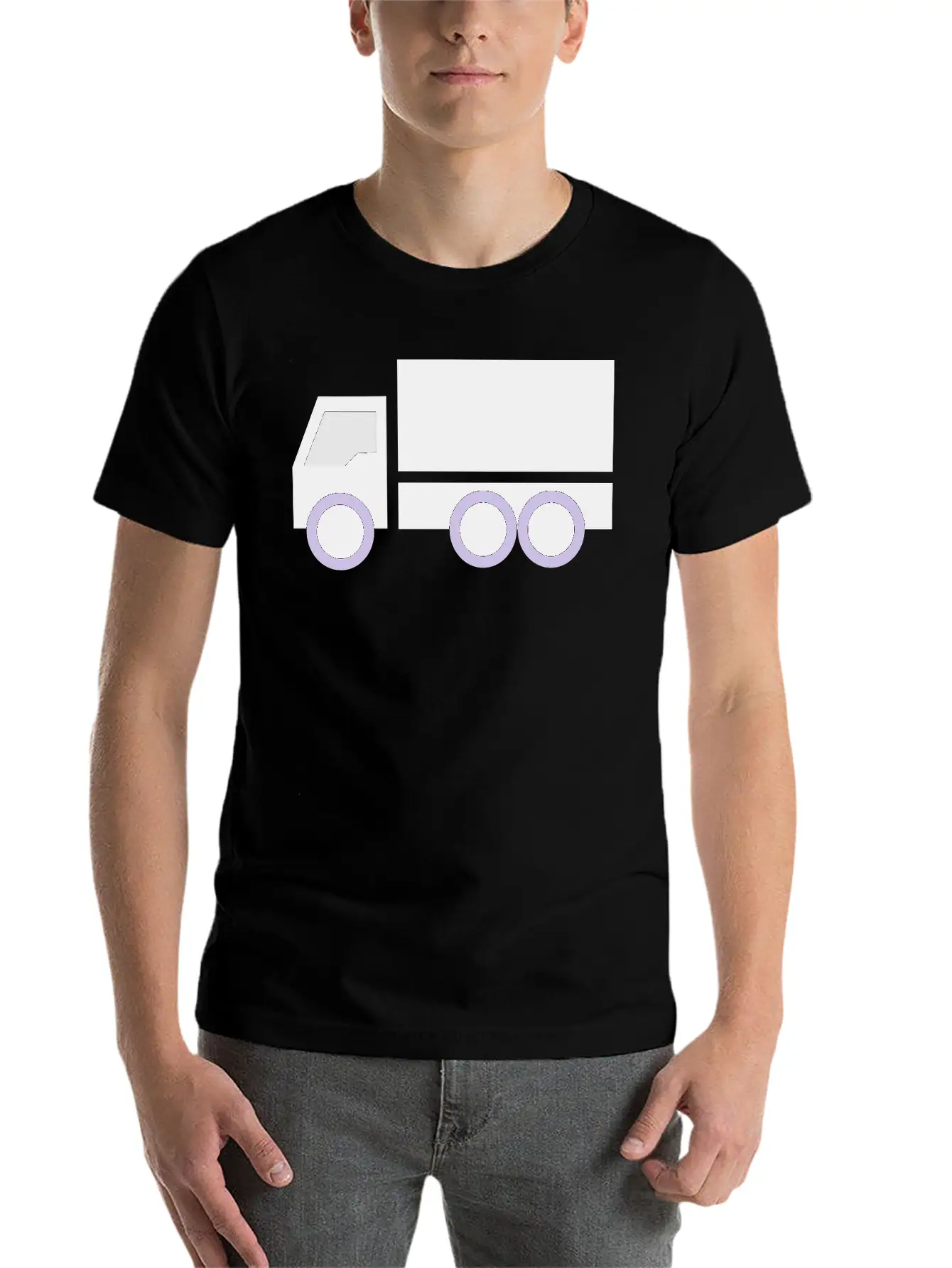 Truck Lightweight Cotton T-Shirt – Daily Comfort Graphic Shirt